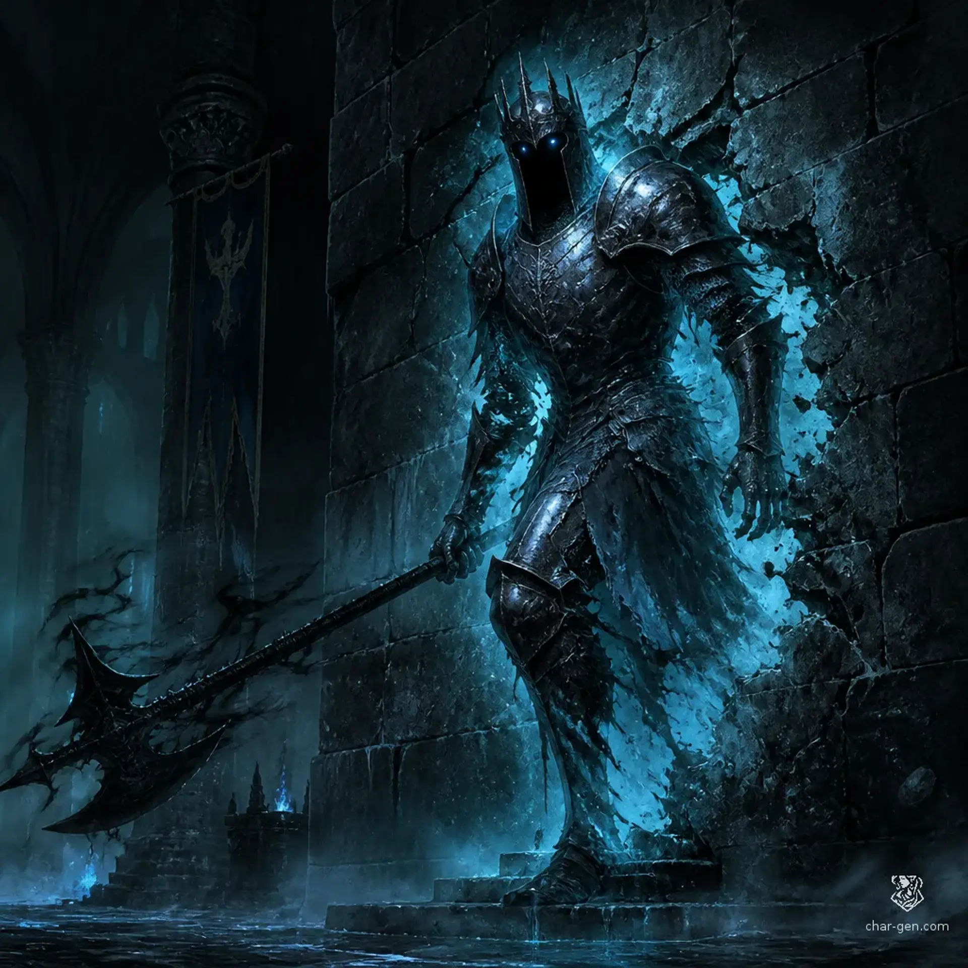 Hollow Guard Wraith | Fantasy Monster Generated by CharGen