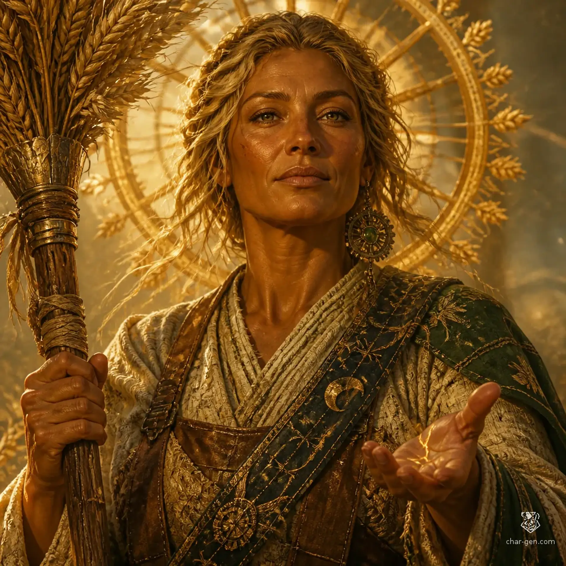Selena Grainveil - AI-generated fantasy NPC