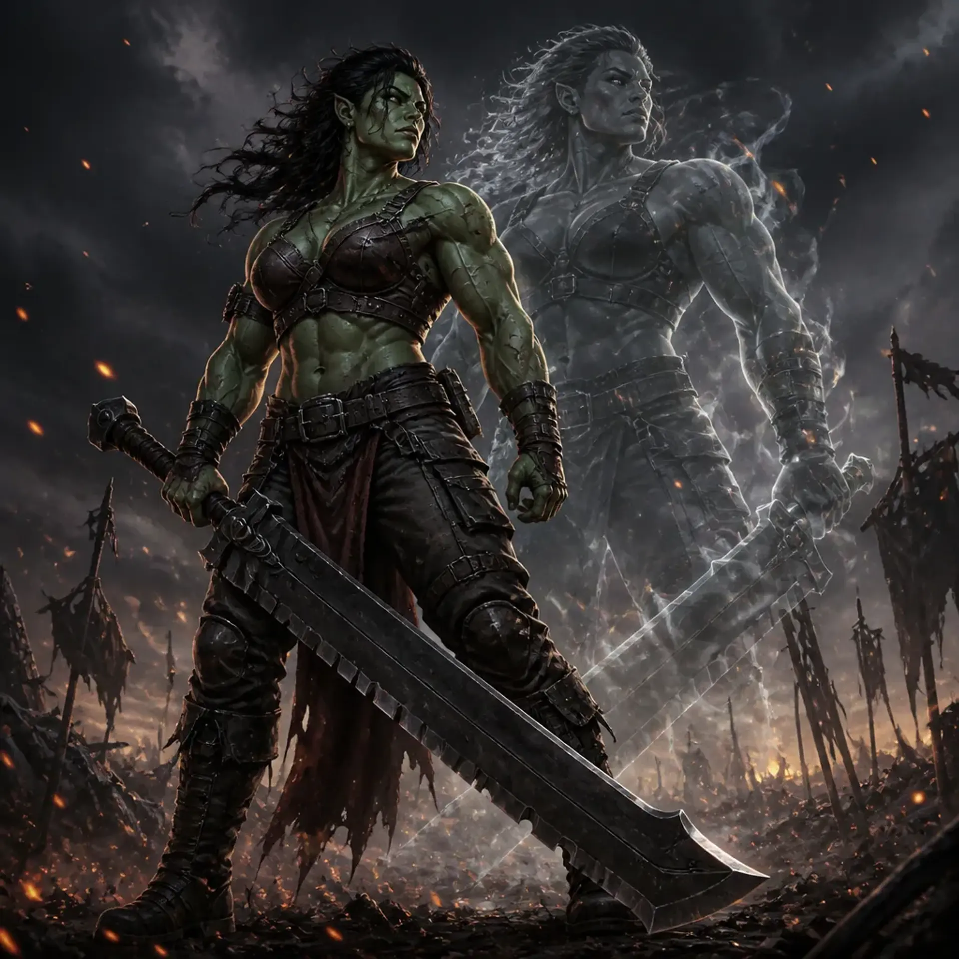 Garra Void-Heir - AI-generated fantasy Character