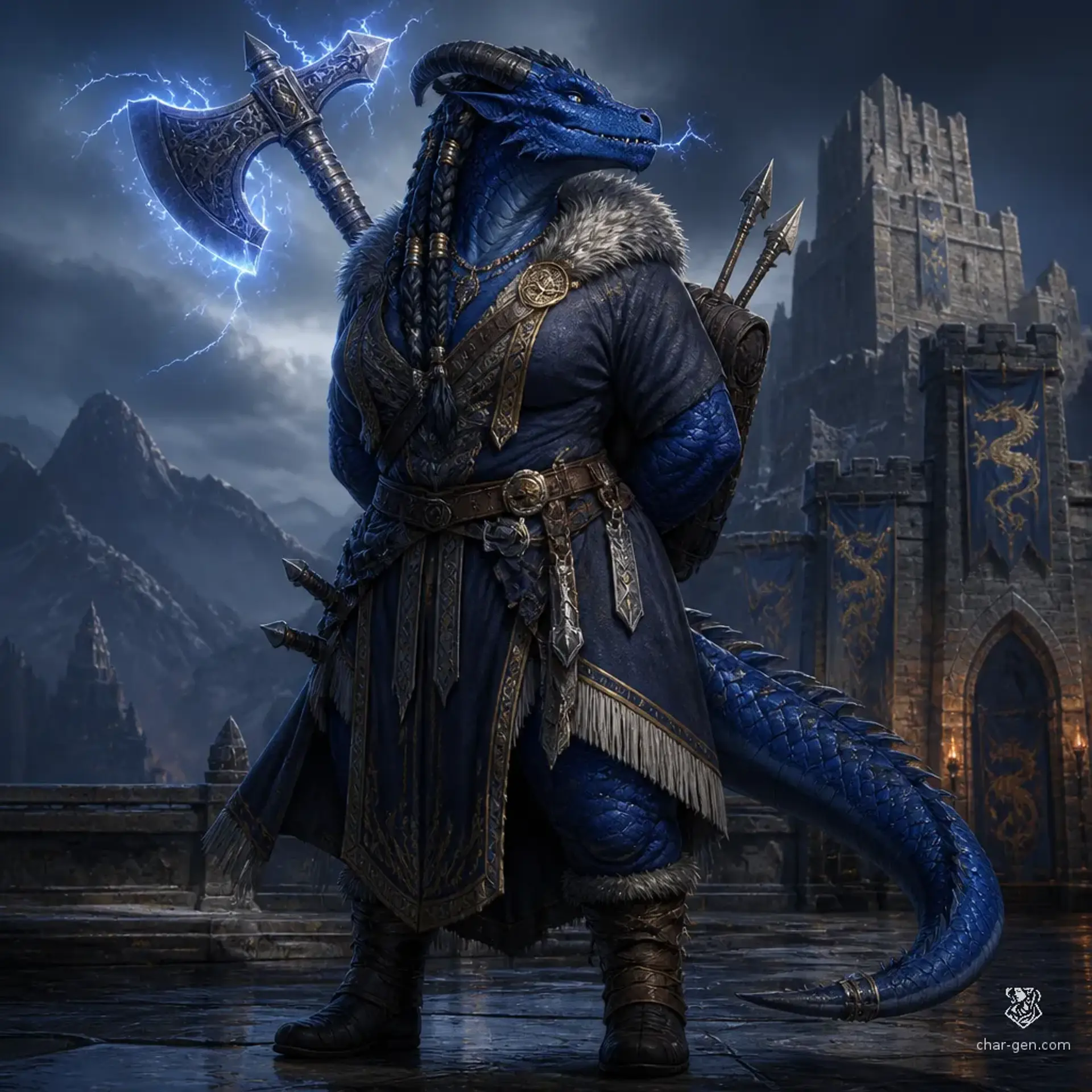 Doesn't Have a Name - AI-generated fantasy Character