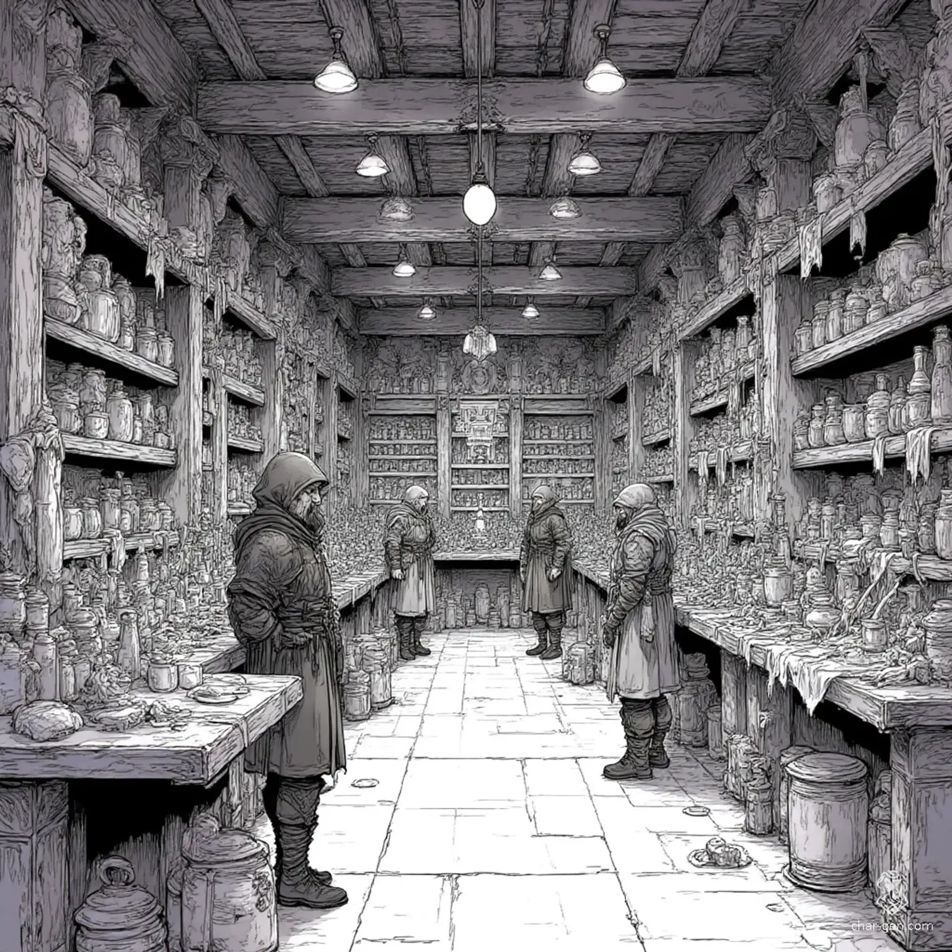 Jorvik's Roaming Emporium - AI-generated fantasy Shop