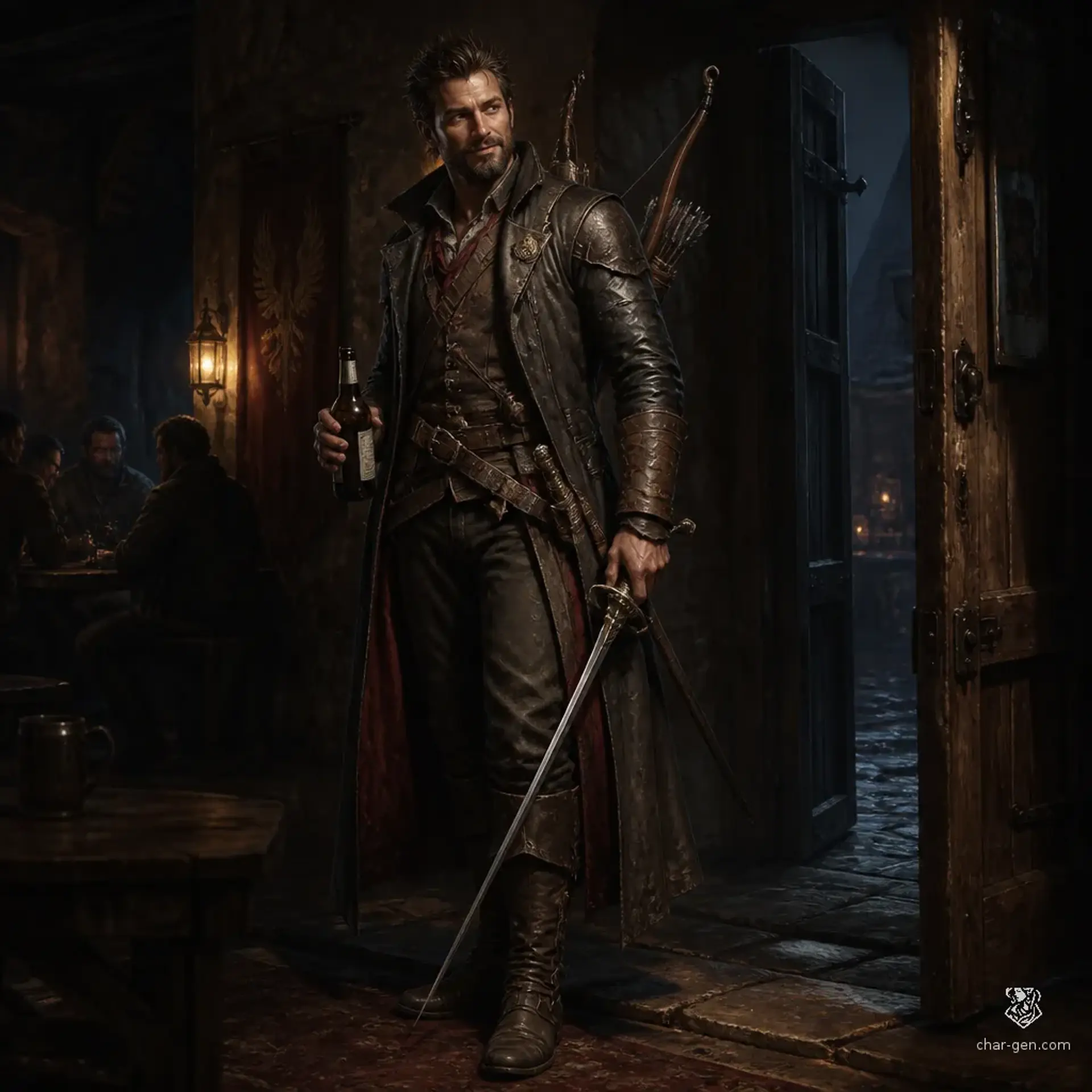 Kel Varune - AI-generated fantasy Character