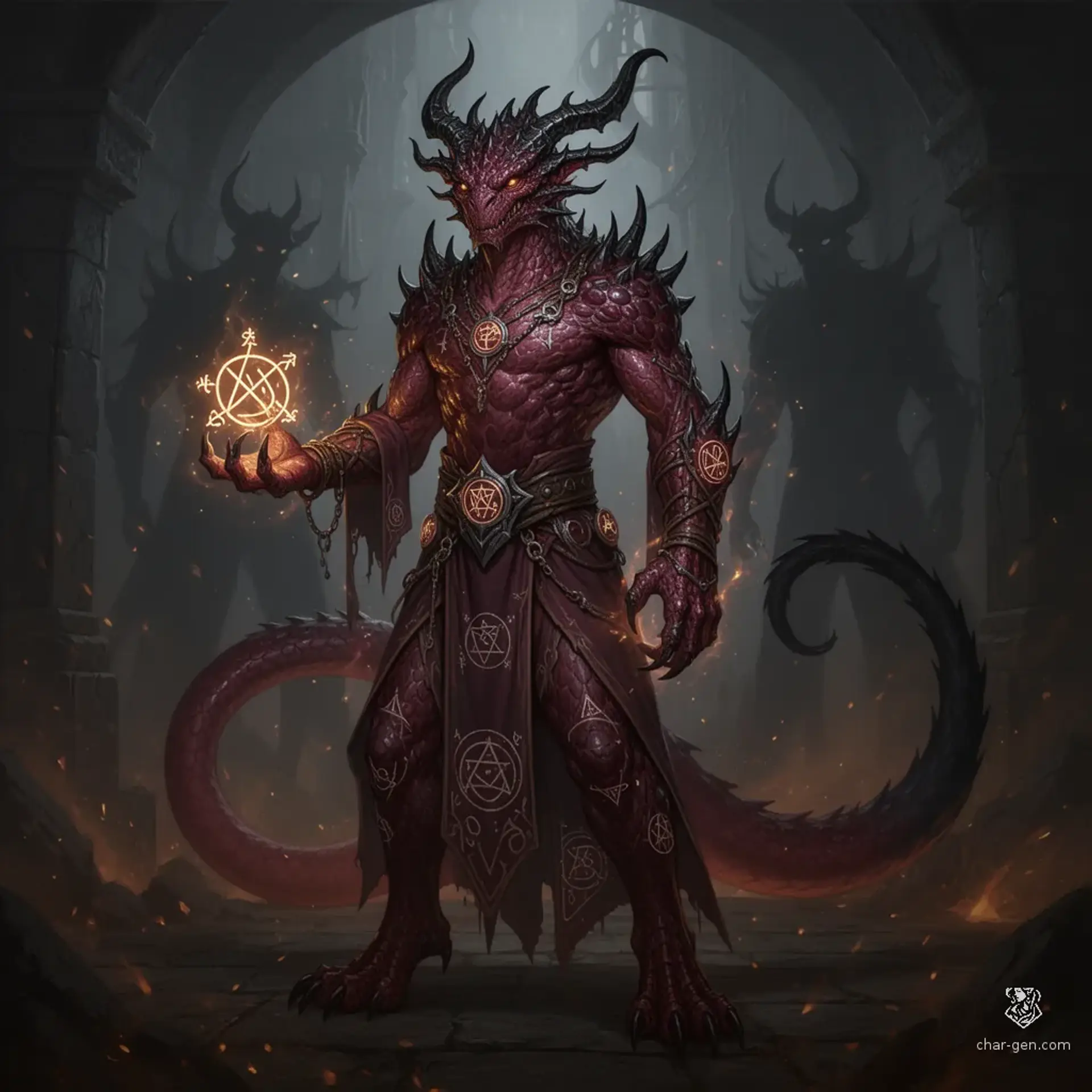 Krivarax Valdran - AI-generated fantasy NPC
