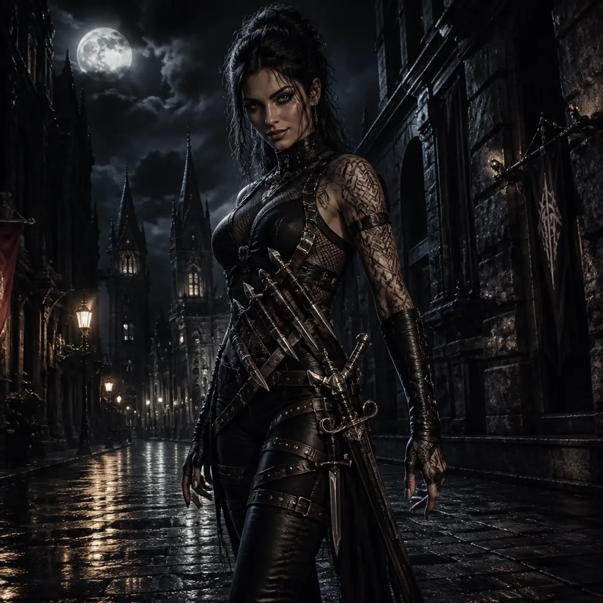 Lysandra Vane - AI-generated fantasy Character