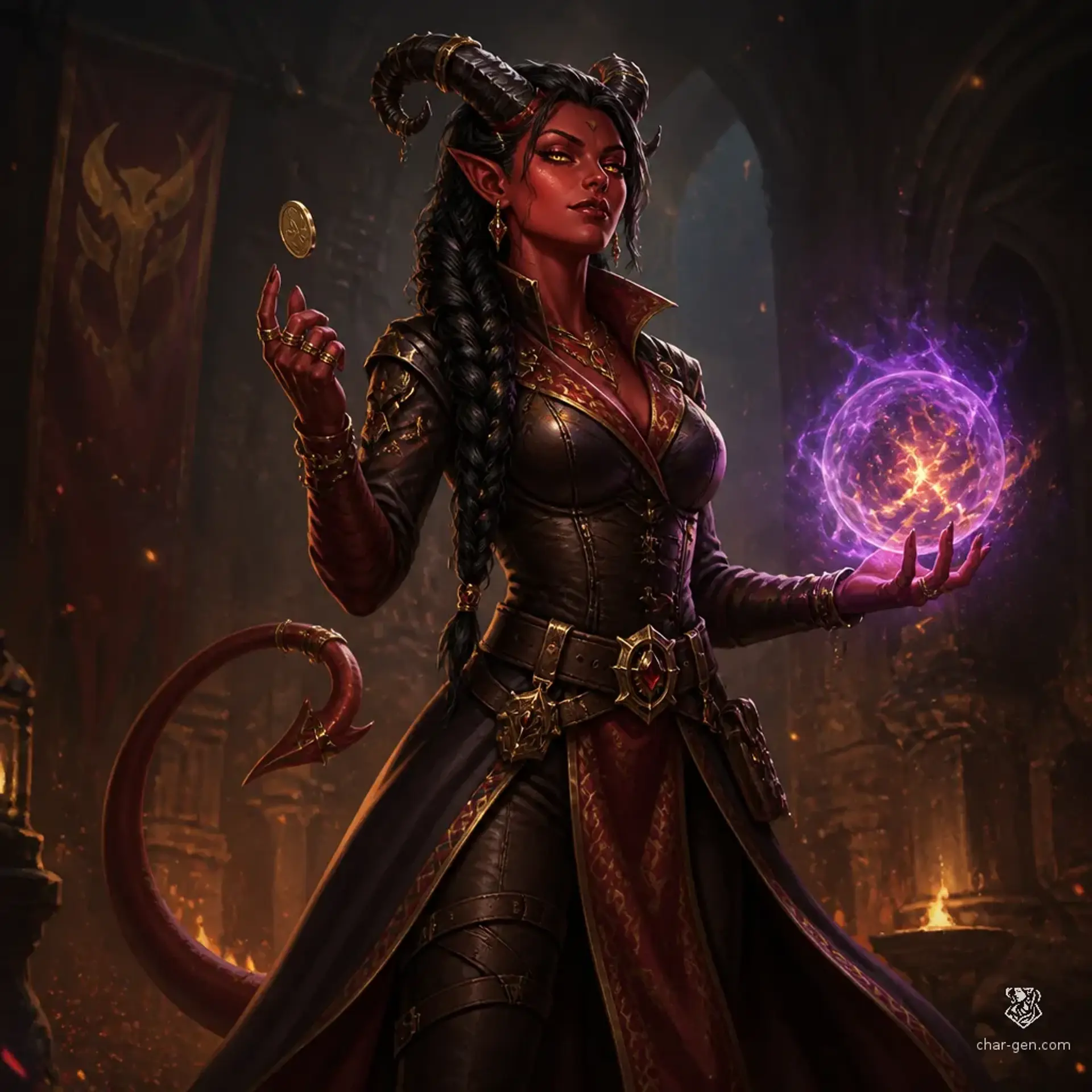 Kallista Vane - AI-generated fantasy Character