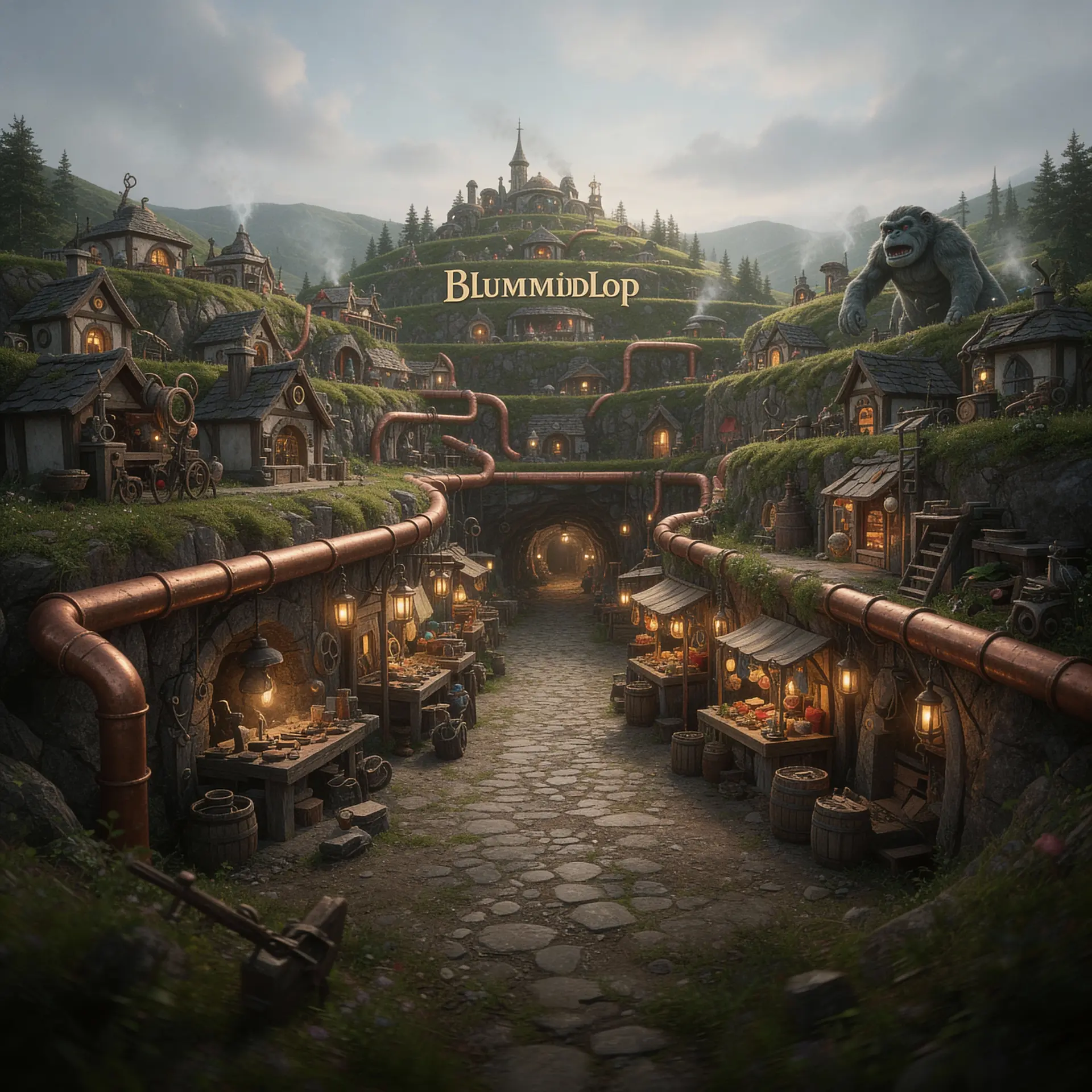 Blummidlop - AI-generated fantasy Settlement