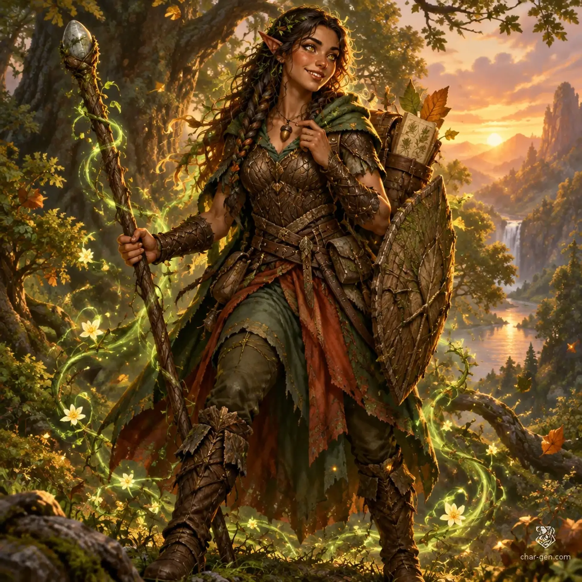 Mafelia - AI-generated fantasy Character
