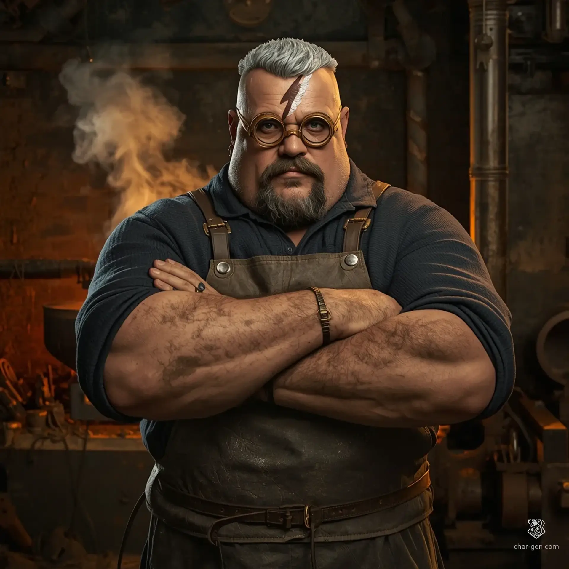 Harlan Feldmar - AI-generated fantasy NPC