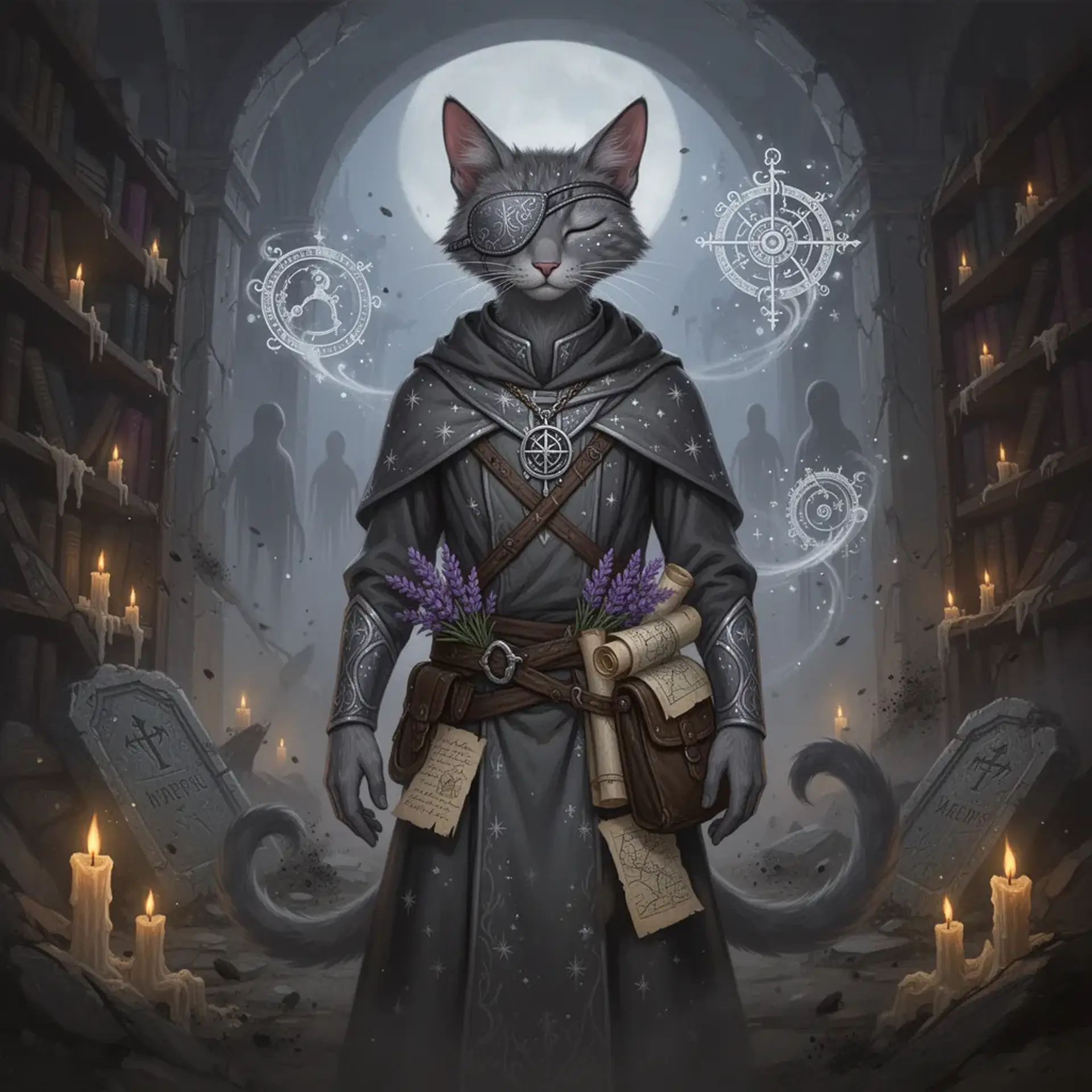 Riddle of the Silver Bell - AI-generated fantasy NPC