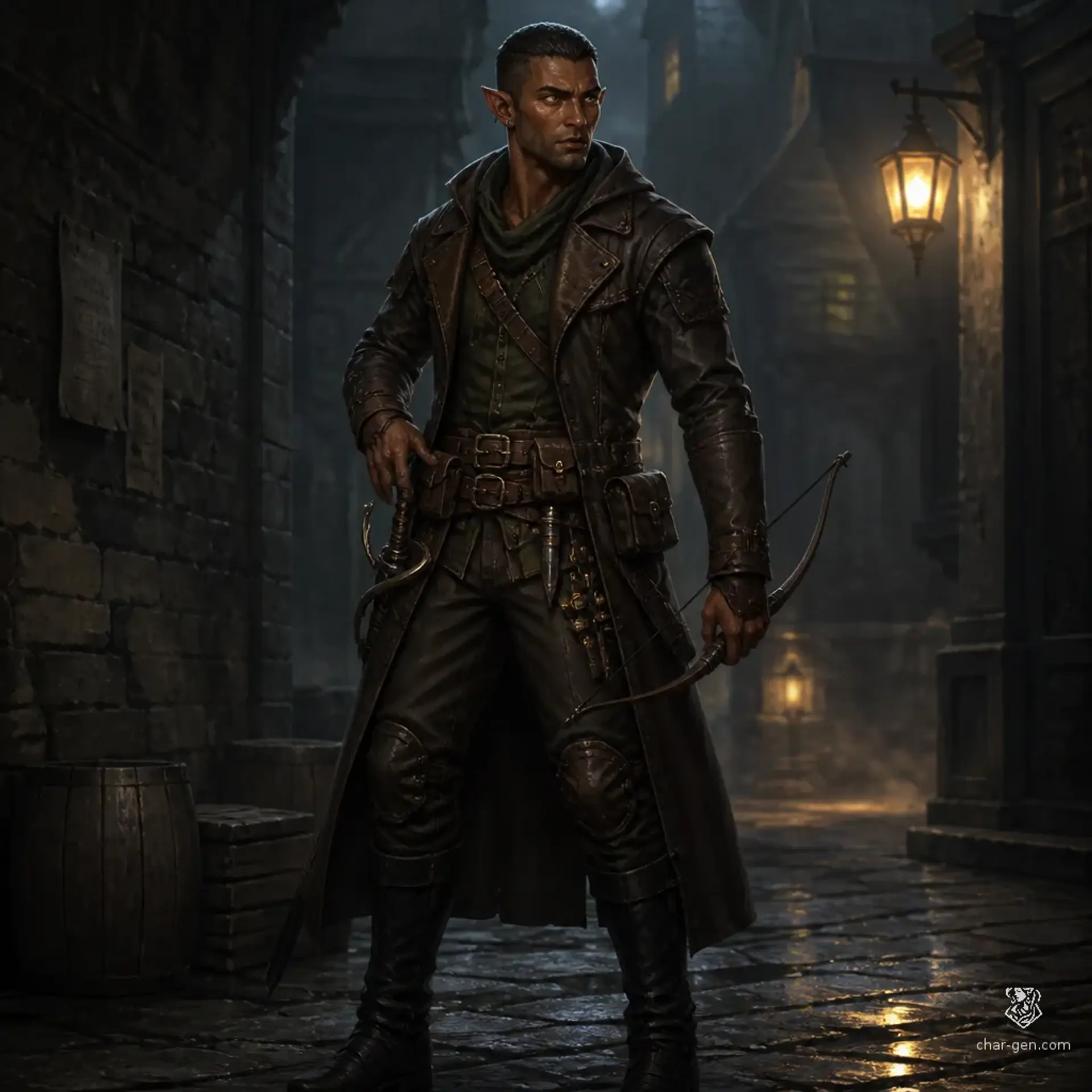 Olu Adeyemi - AI-generated fantasy Character