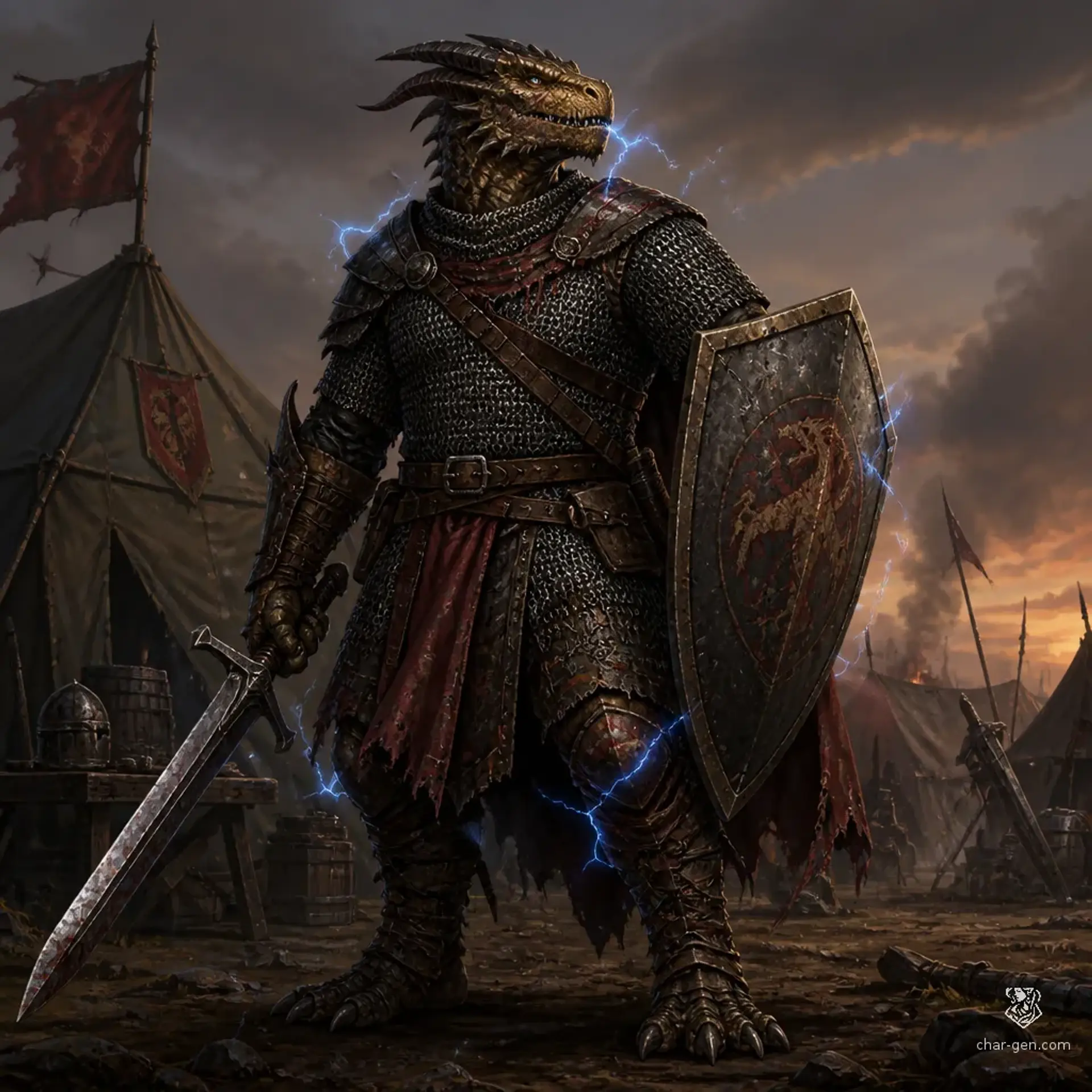 Khrzava Mtembe - AI-generated fantasy Character