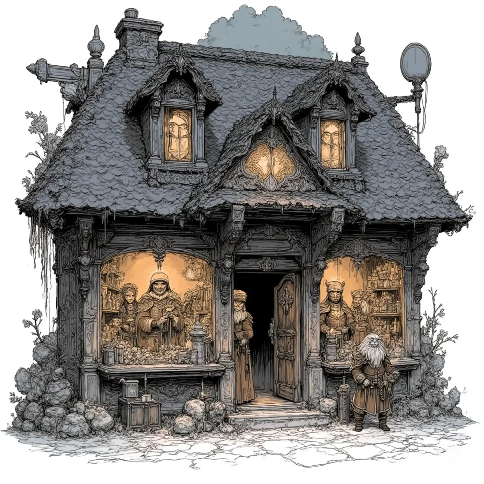The Arcane Emporium - AI-generated fantasy Shop