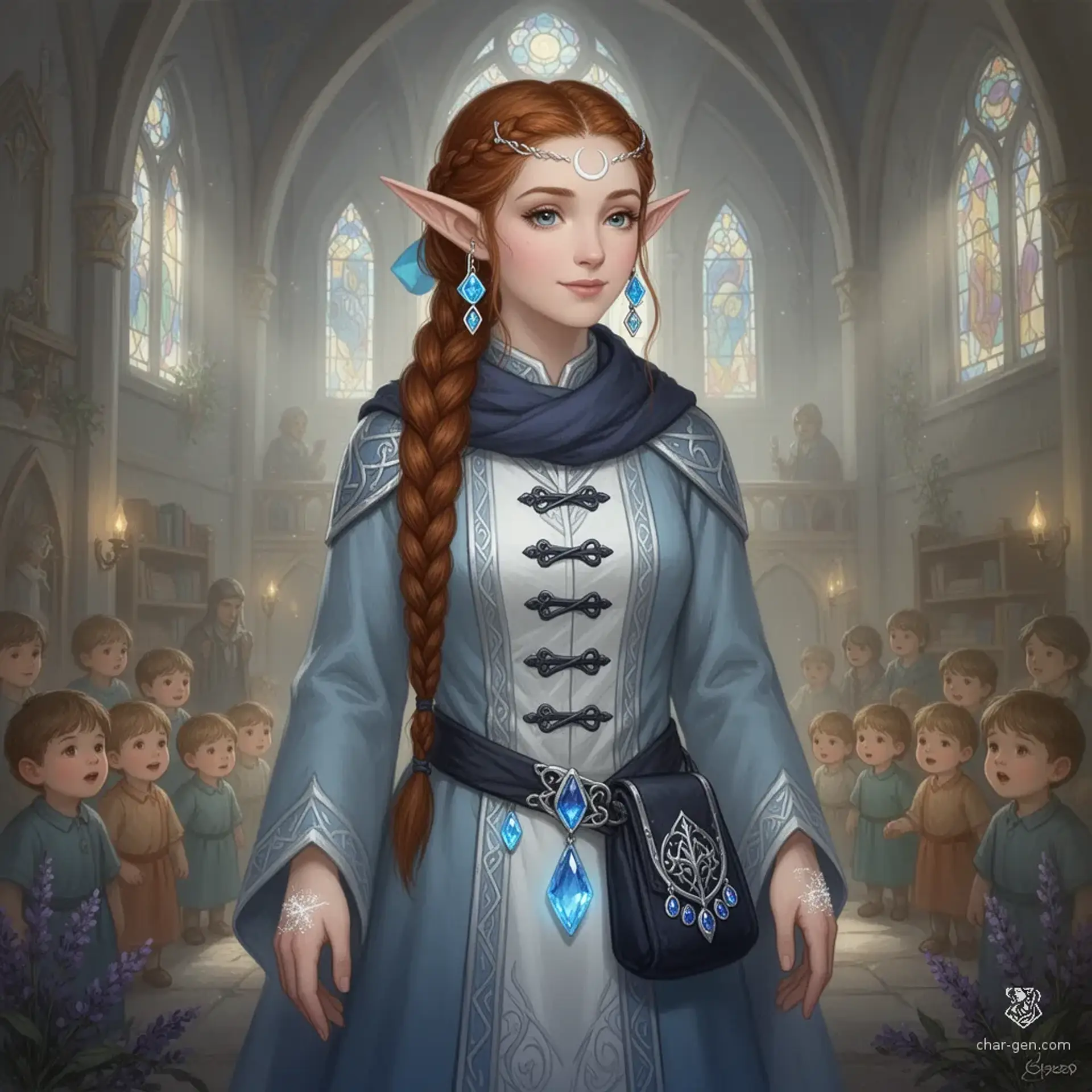 Avariel Tirien - AI-generated fantasy NPC