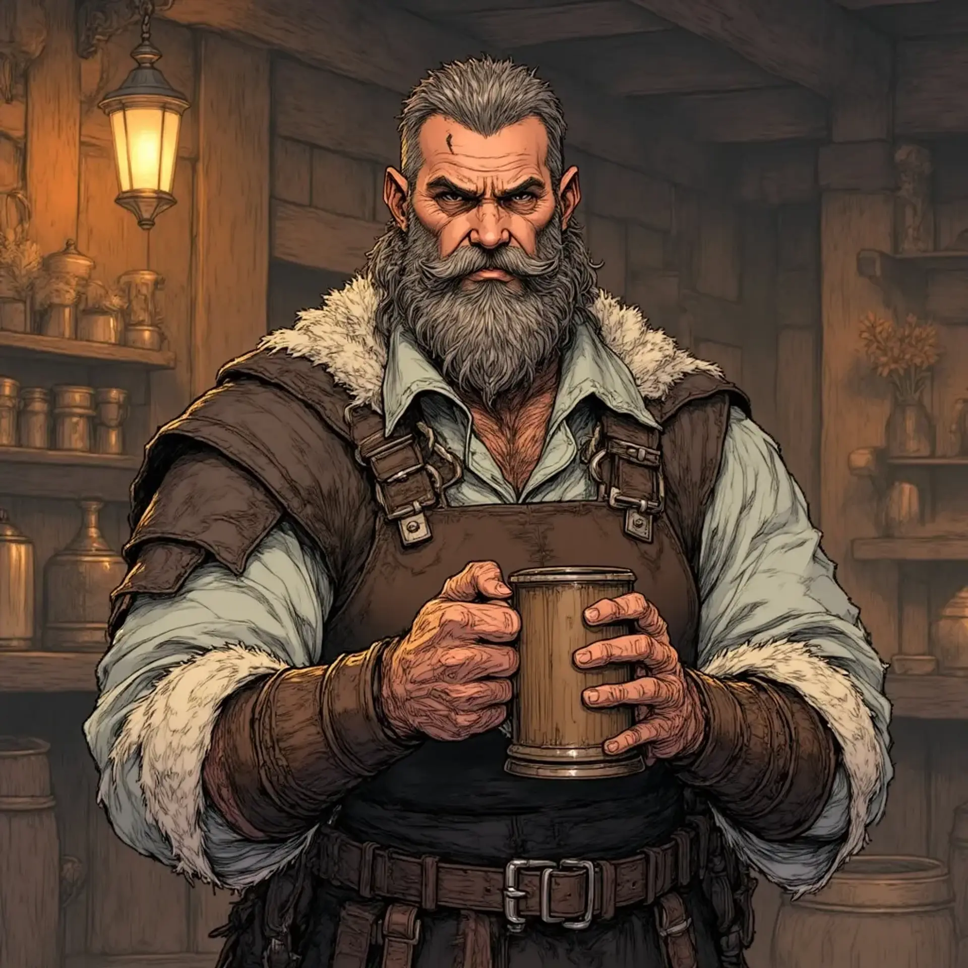 The Grail House - AI-generated fantasy Tavern