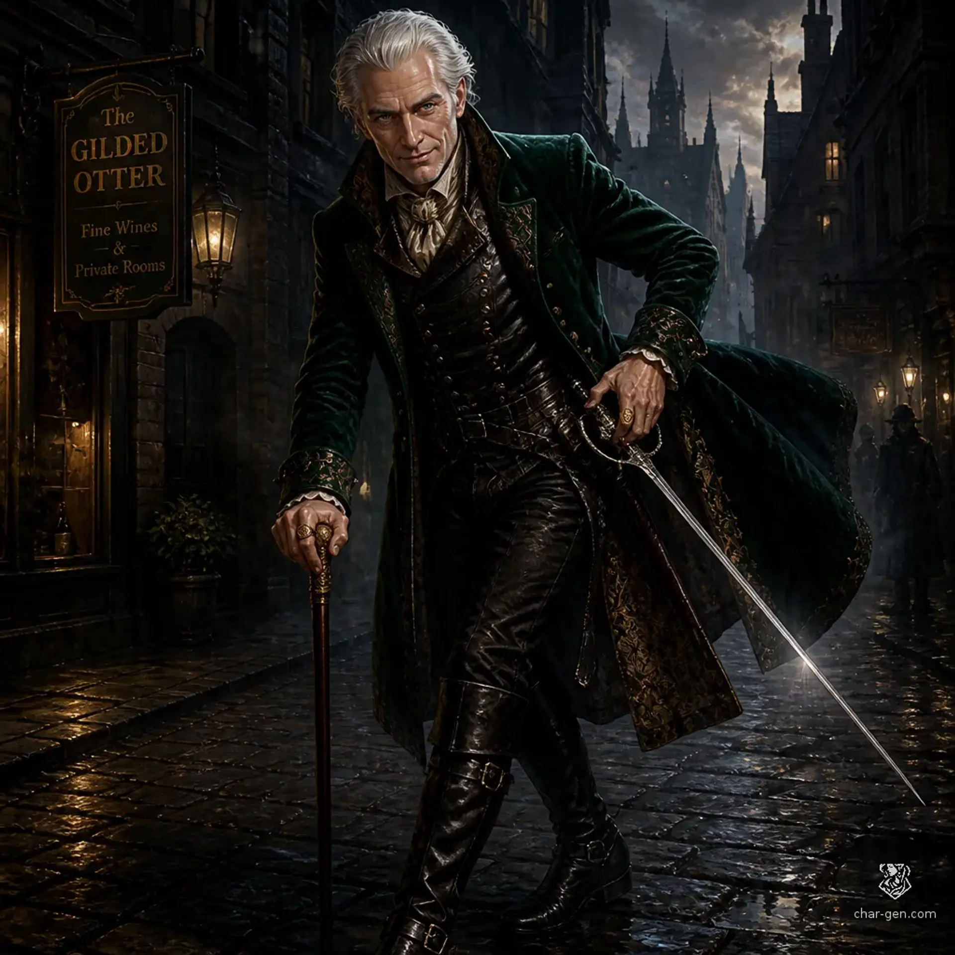 Julian Thorne - AI-generated fantasy Character