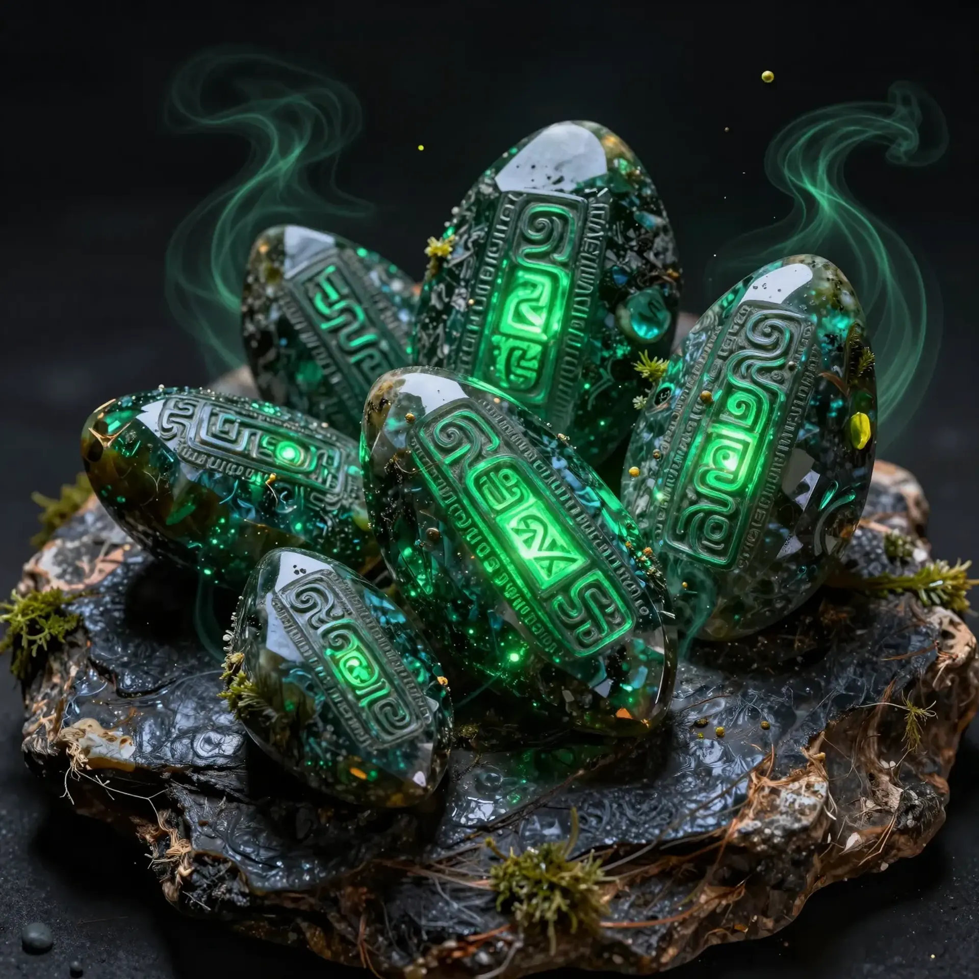One-Minute Tree Seeds - AI-generated fantasy Magic Item