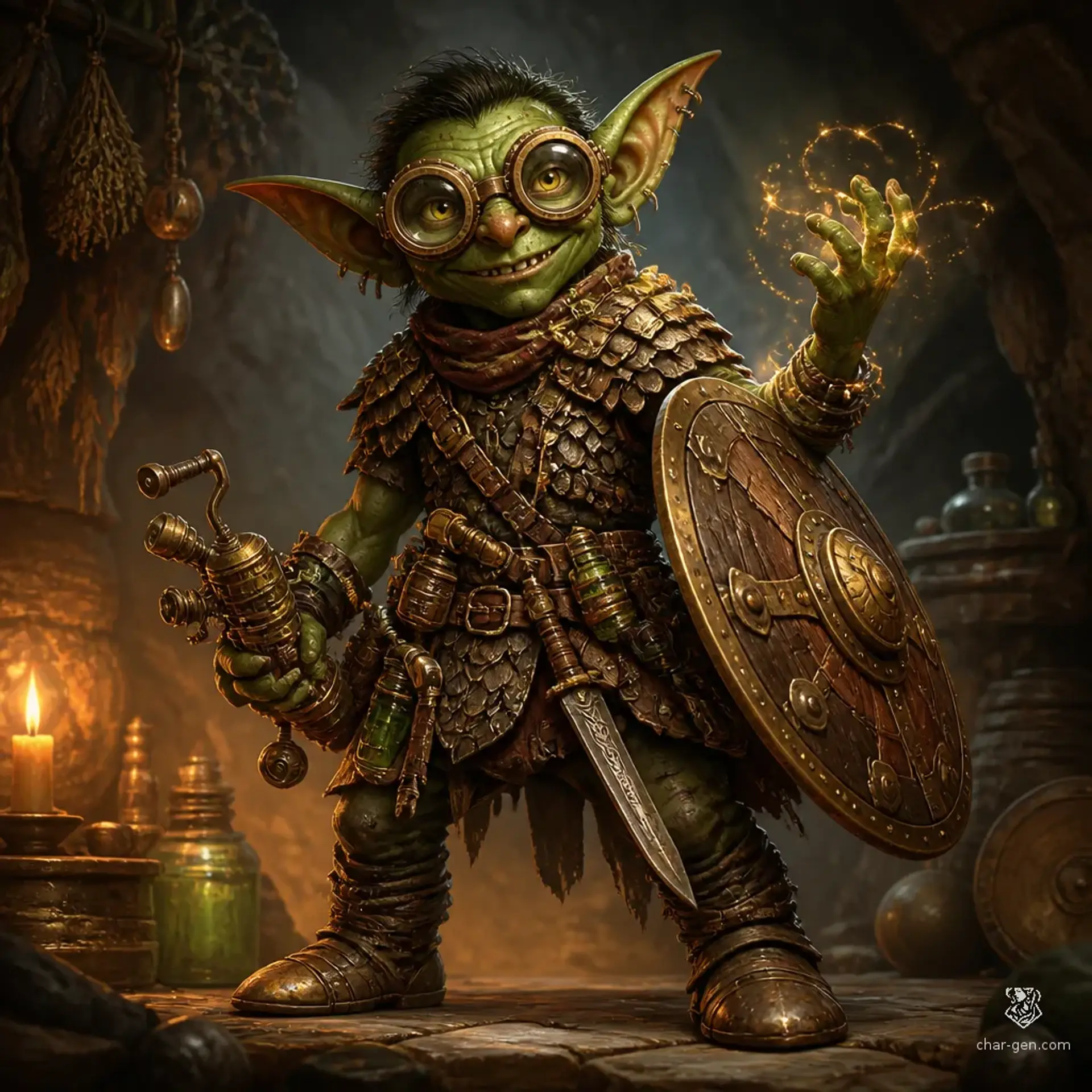 Droop - AI-generated fantasy Character
