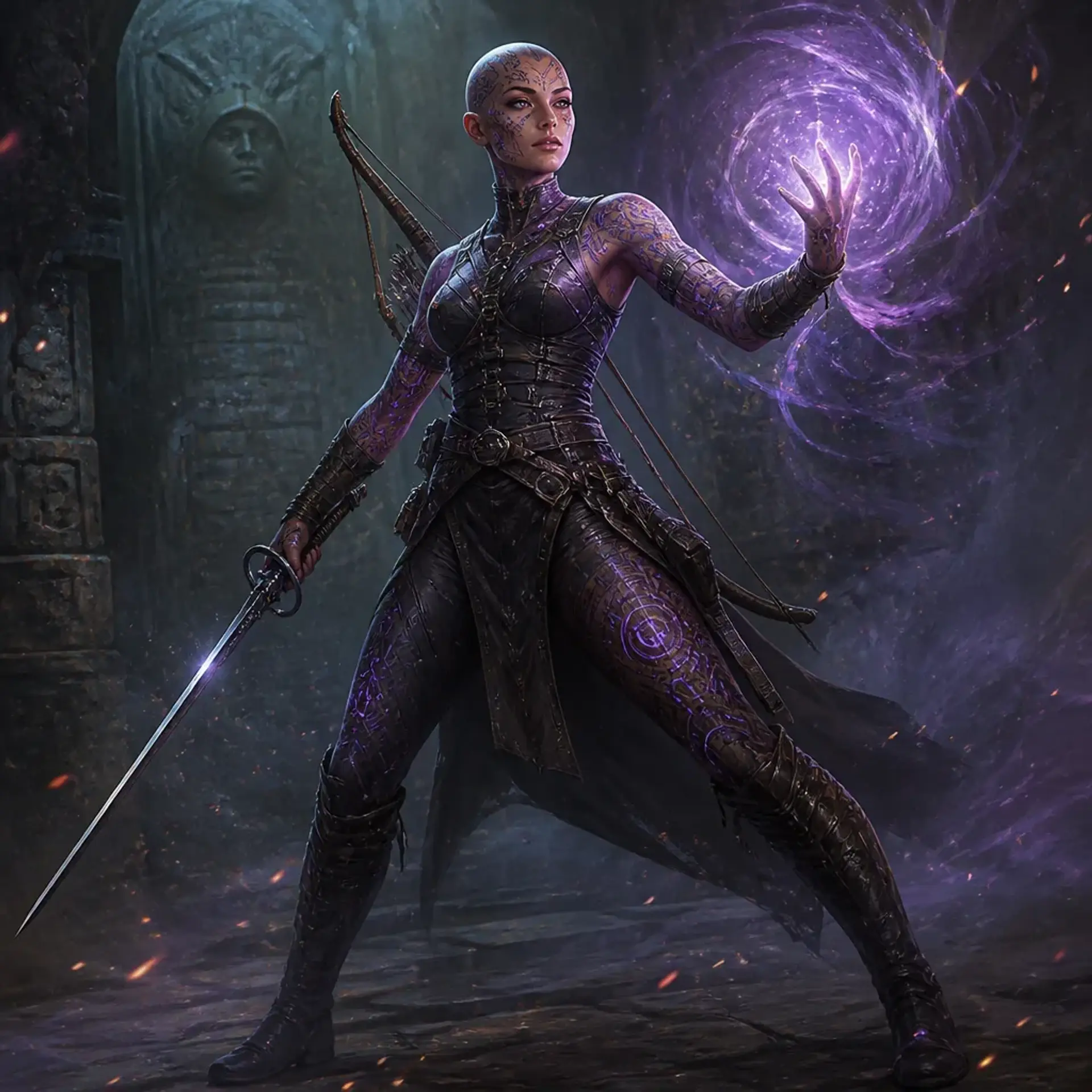 Mara Vale - AI-generated fantasy Character
