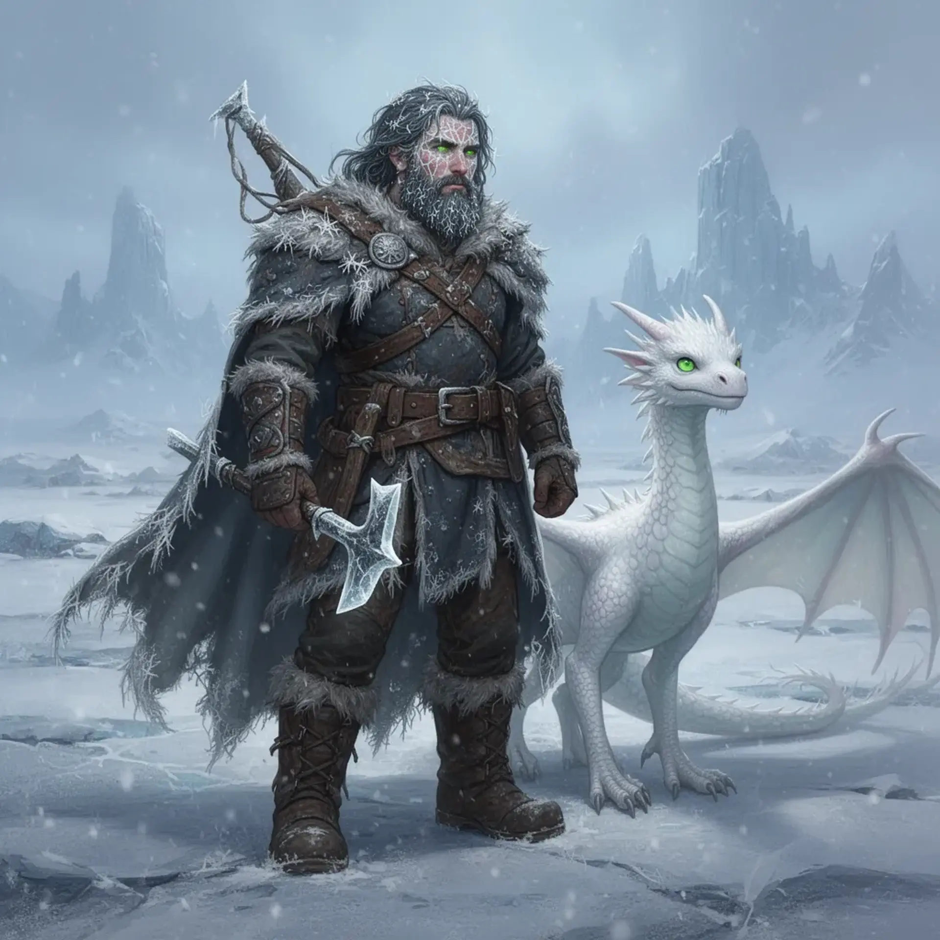 Kaelen Frost-Vein - AI-generated fantasy NPC
