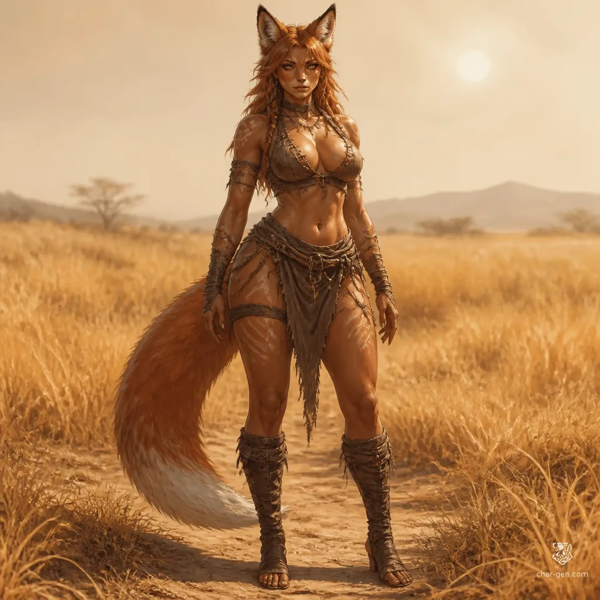 Vulpis-Bane - AI-generated fantasy Species