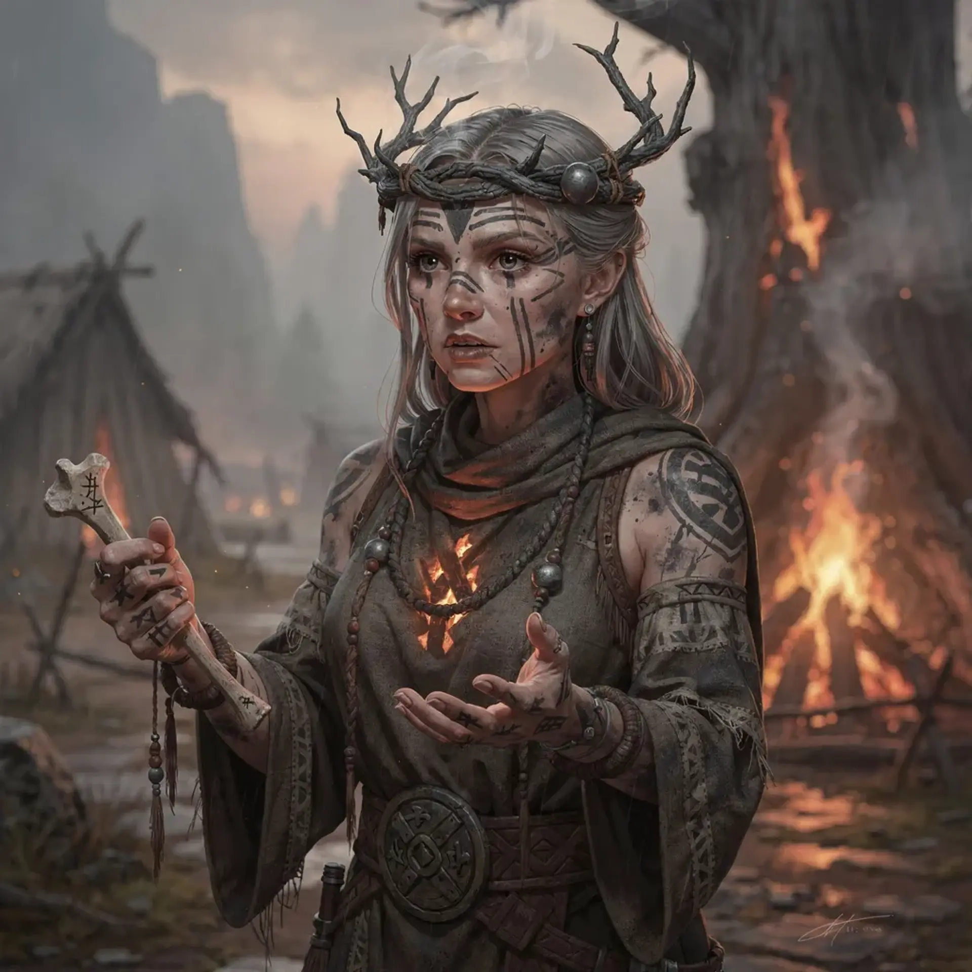 Thal-sni the Whisper - AI-generated fantasy NPC