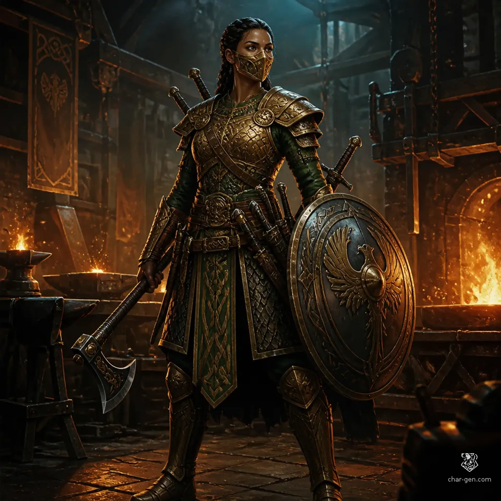 Filasia Kiedenborn - AI-generated fantasy Character