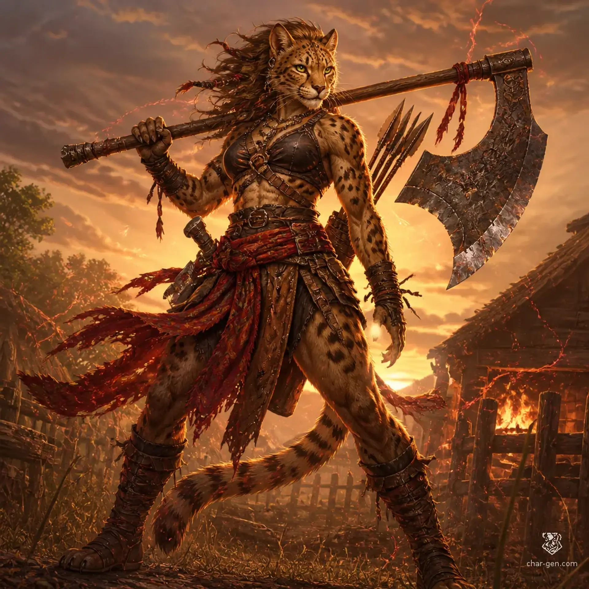 Zalumai - AI-generated fantasy Character
