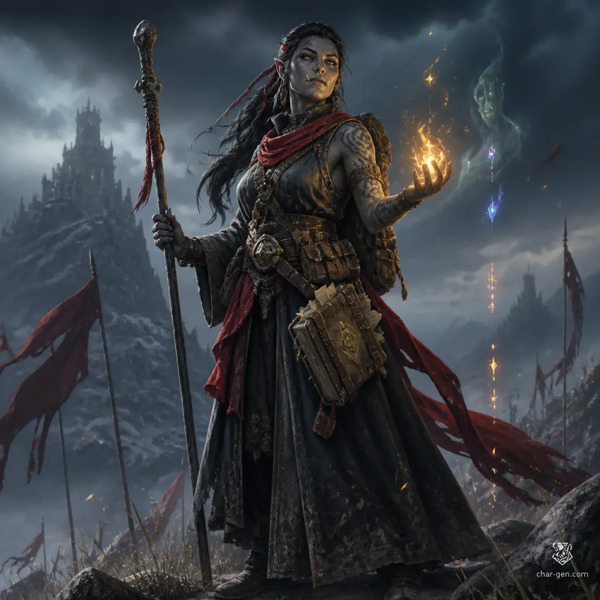 Oru Kantu - AI-generated fantasy Character
