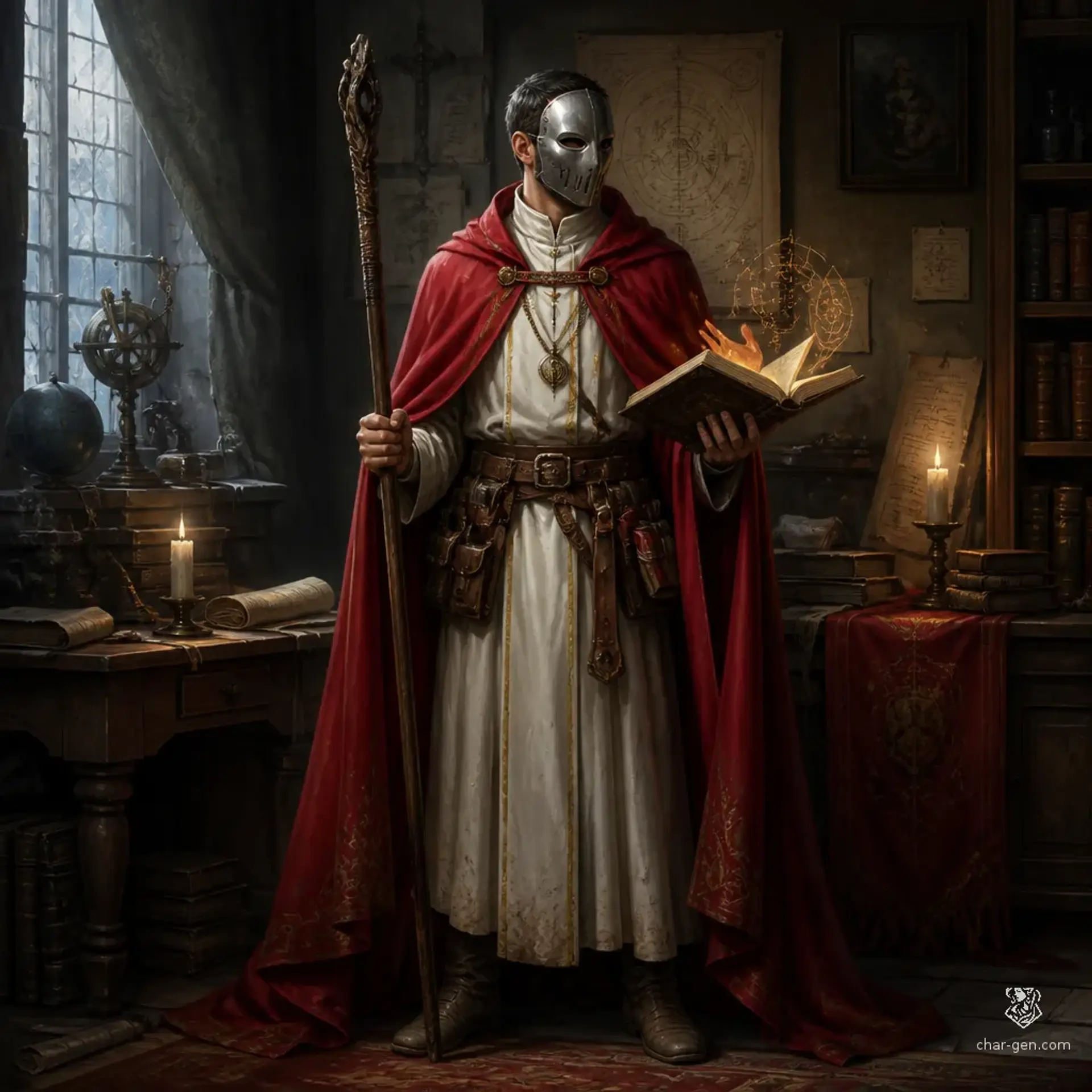Bren Vask - AI-generated fantasy Character