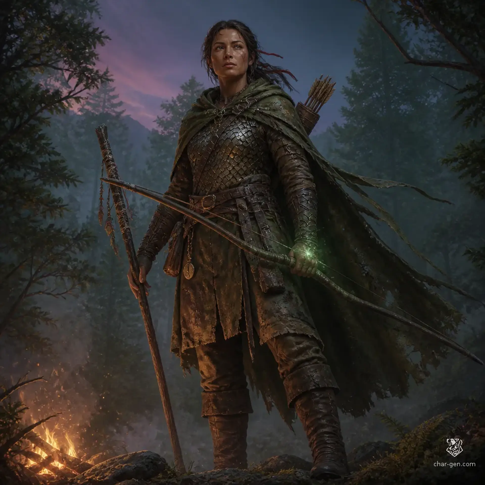 Mara Vey - AI-generated fantasy Character
