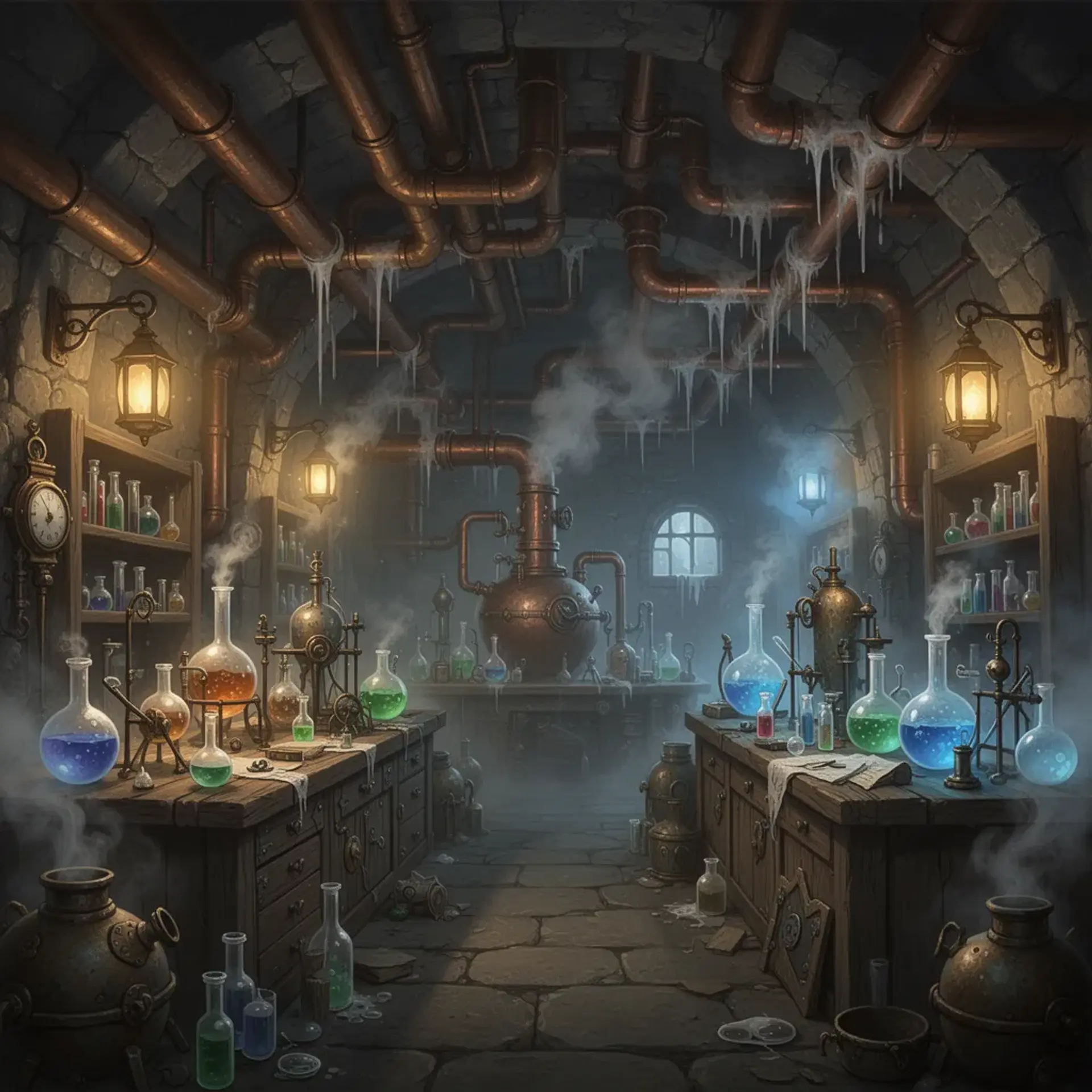 The Copper Retort - AI-generated fantasy Shop