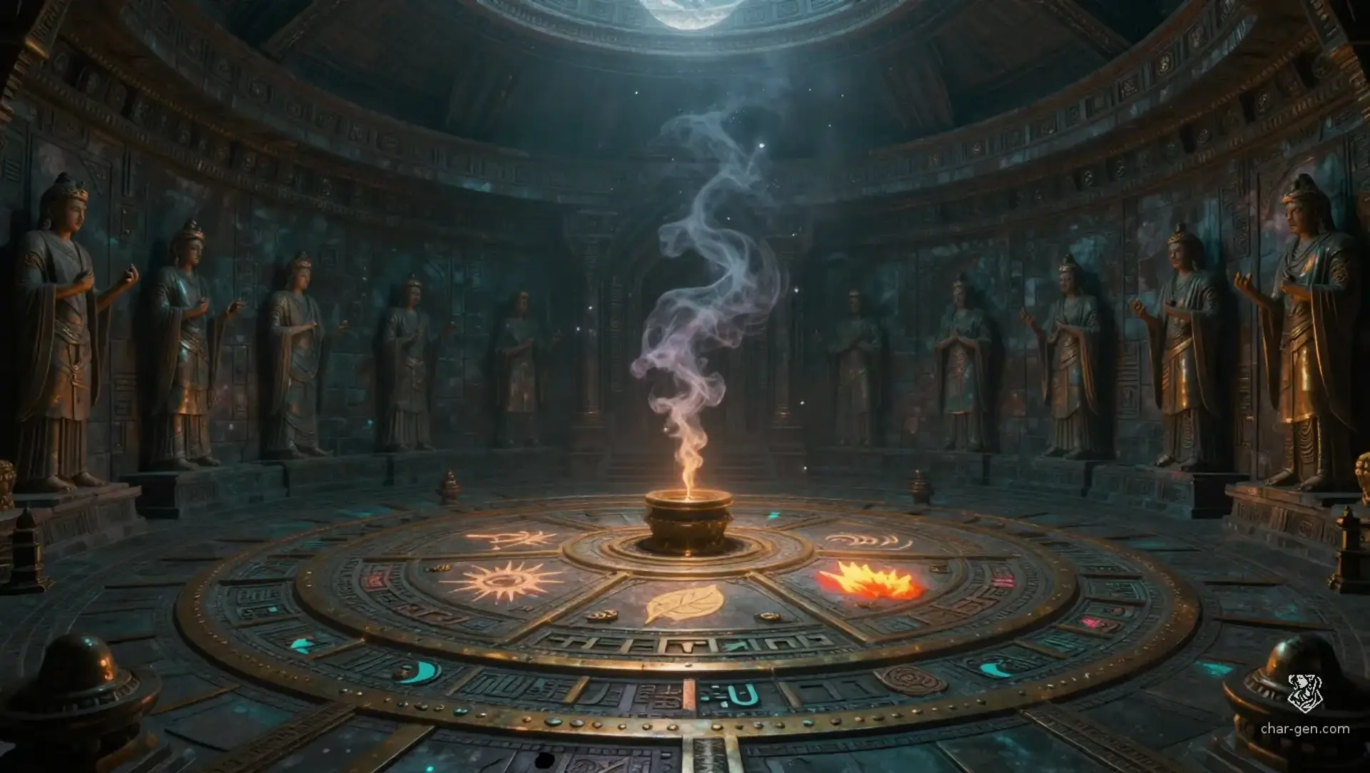 The Fourfold Rite of the Dusk Temple