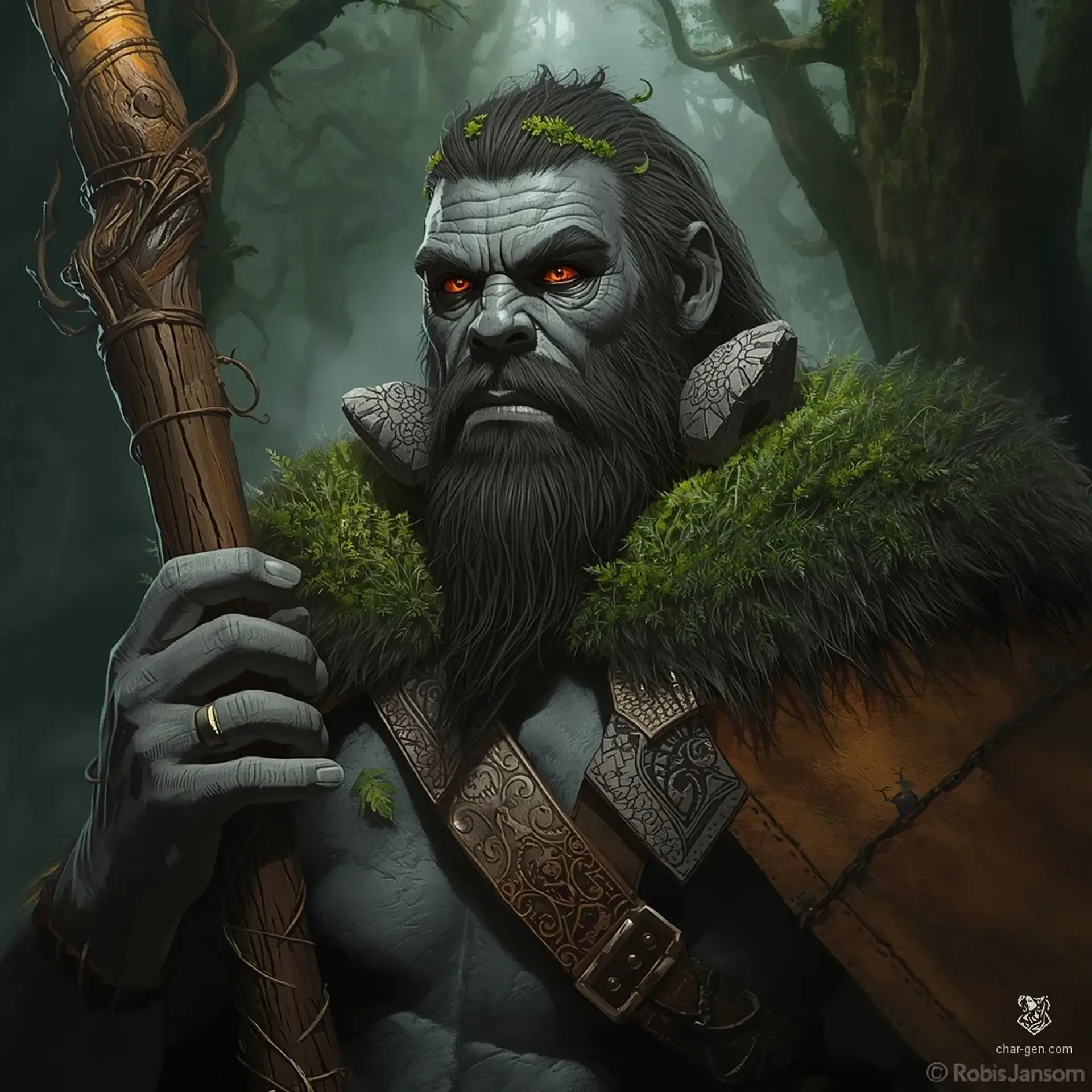 Aatu Thalai-Lo - AI-generated fantasy NPC