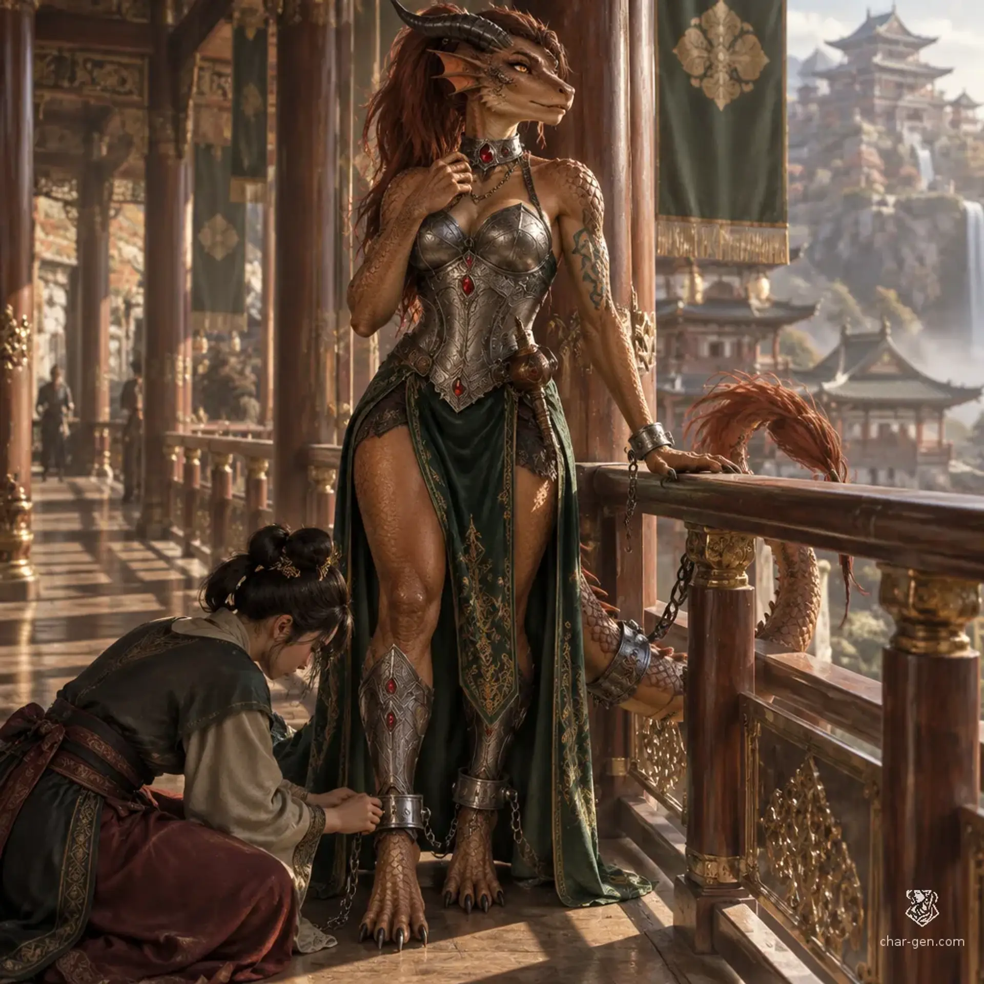 Sztika - AI-generated fantasy NPC