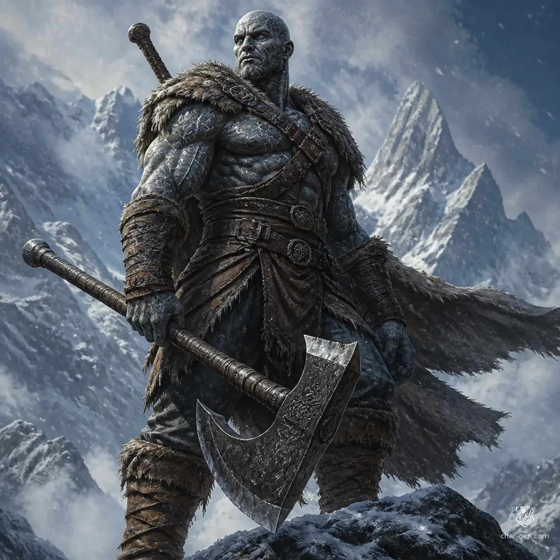 Grimma - AI-generated fantasy Character