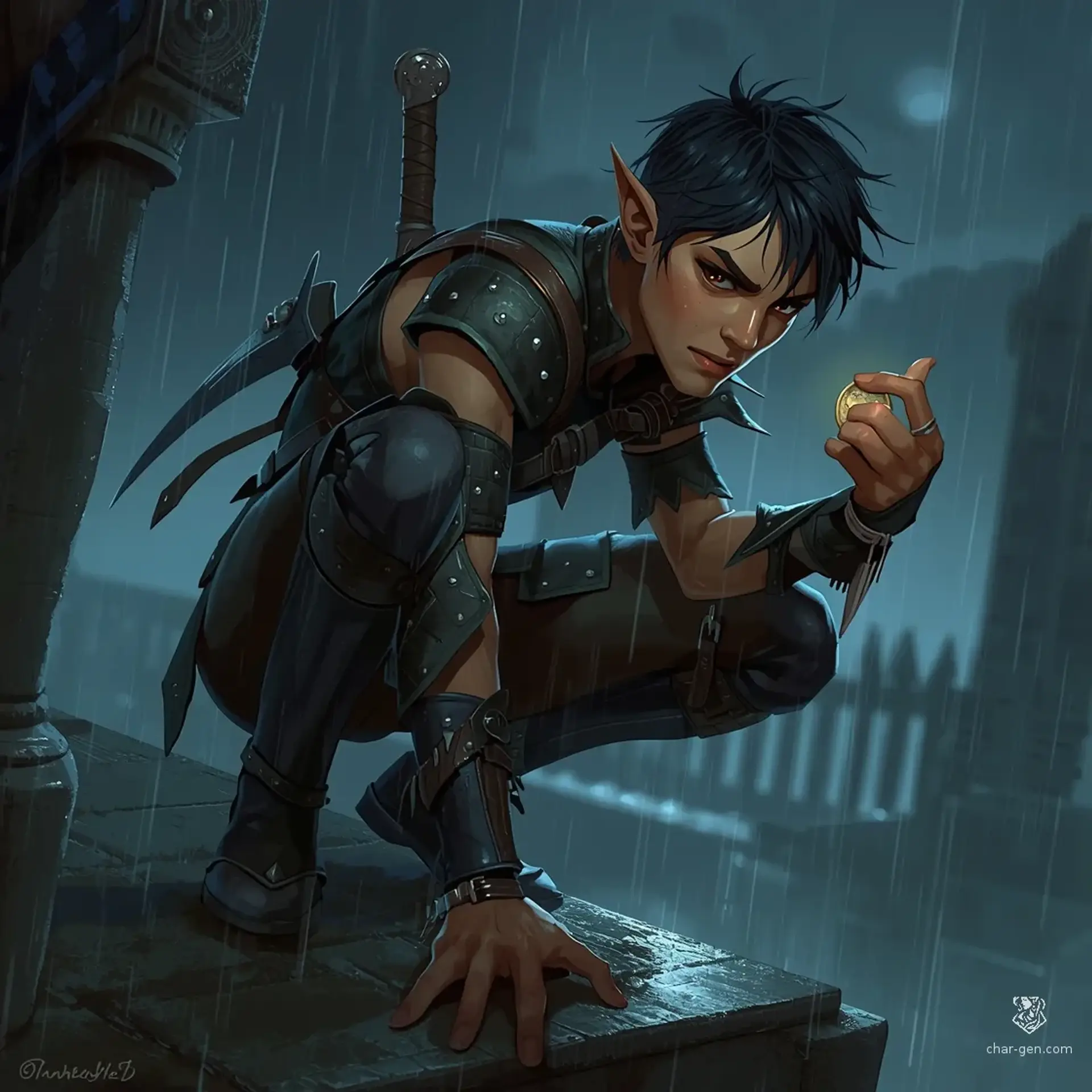 Lianol Yggdrasil - AI-generated fantasy Character