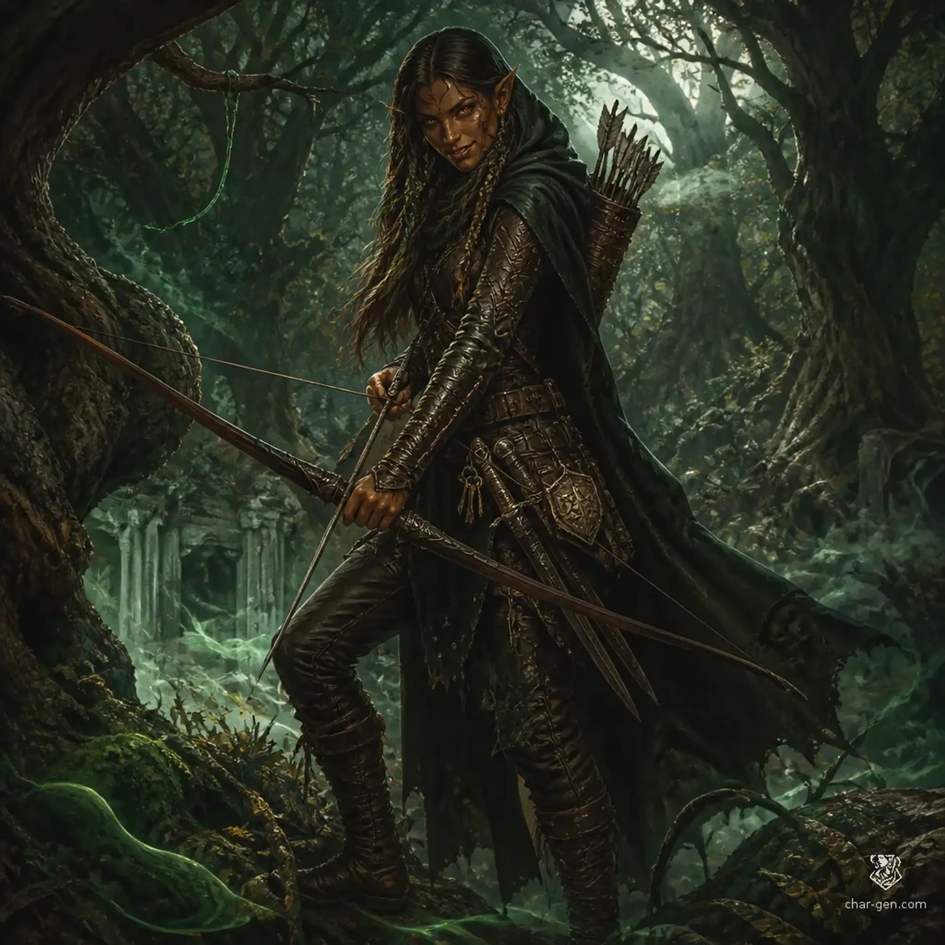 Virelia - AI-generated fantasy Character