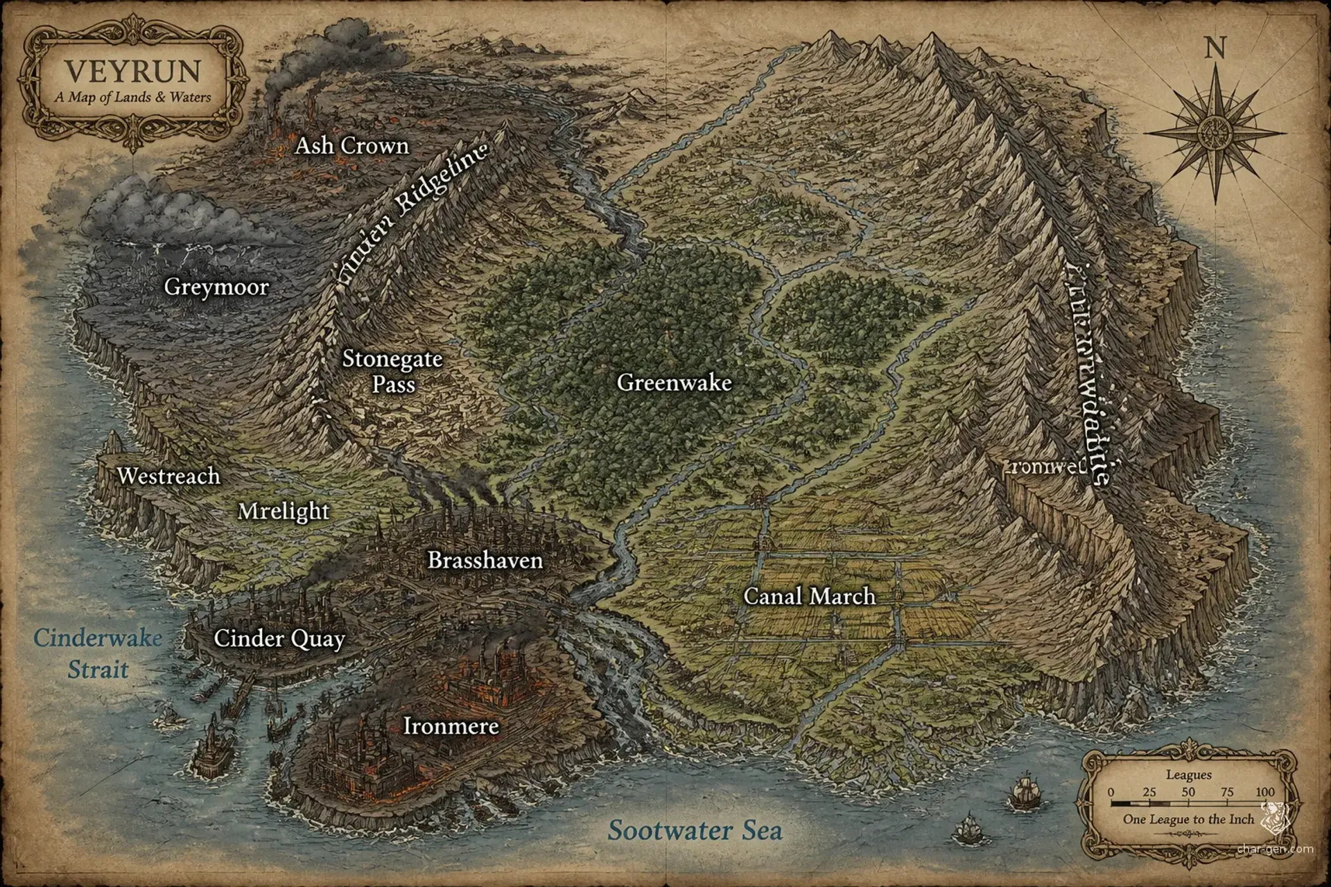Veyrun - AI-generated fantasy World