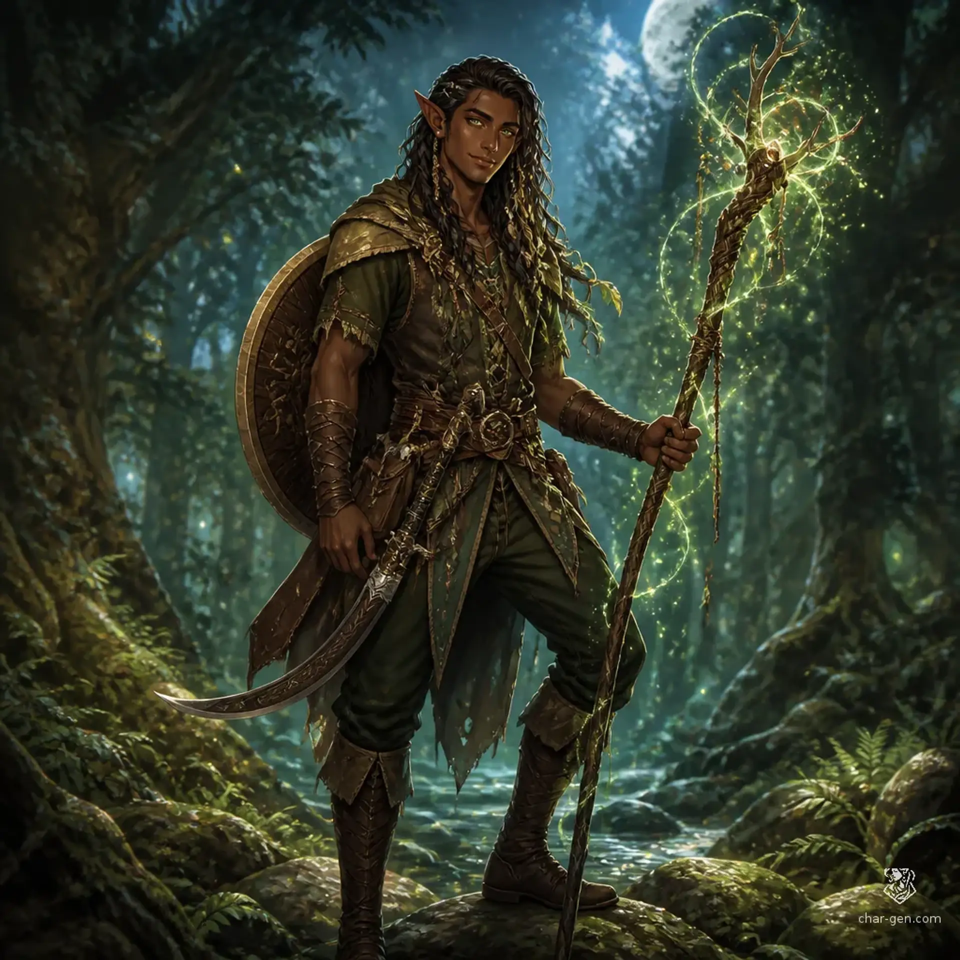 Mikheil Veyr - AI-generated fantasy Character