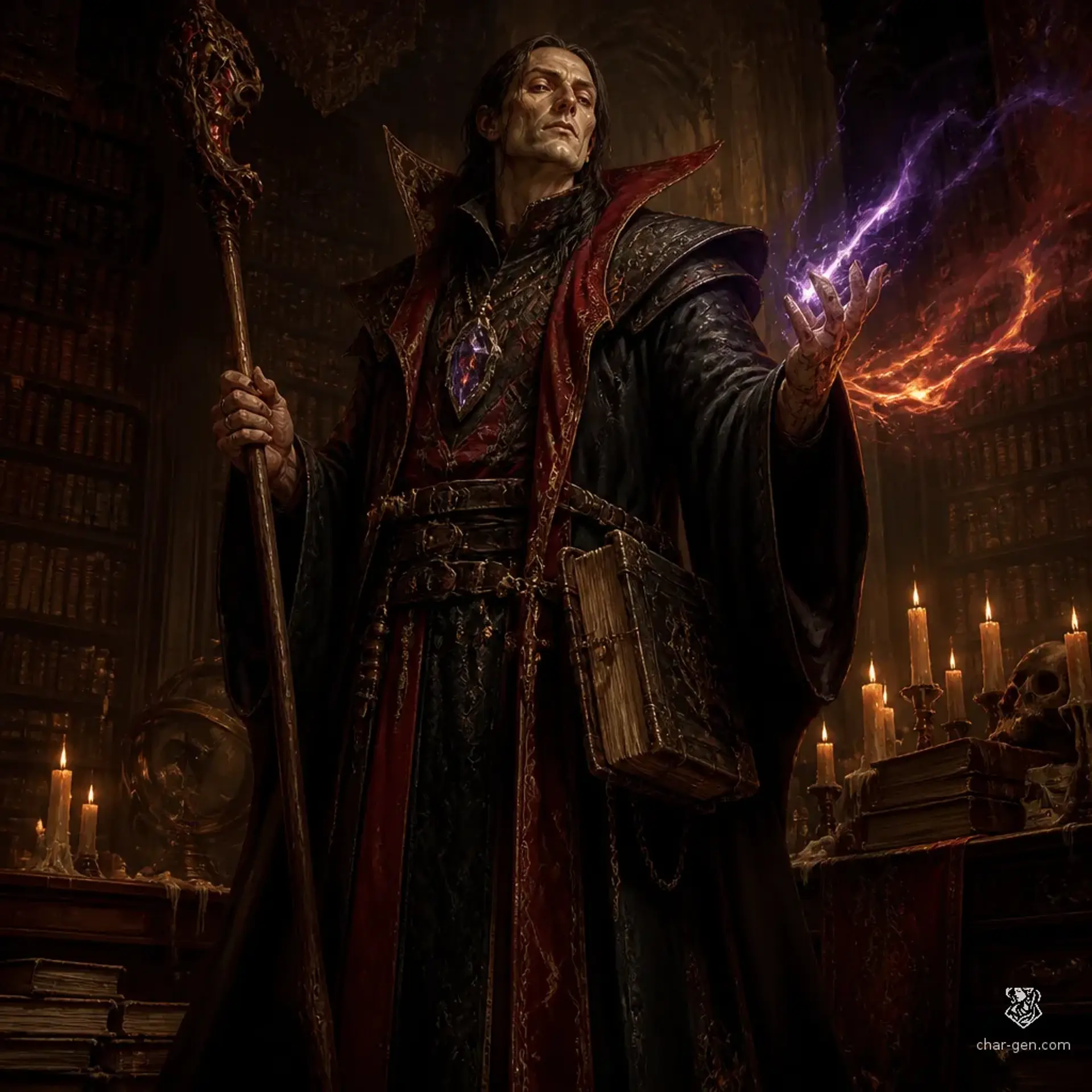 Kaaz A'Dun - AI-generated fantasy Character