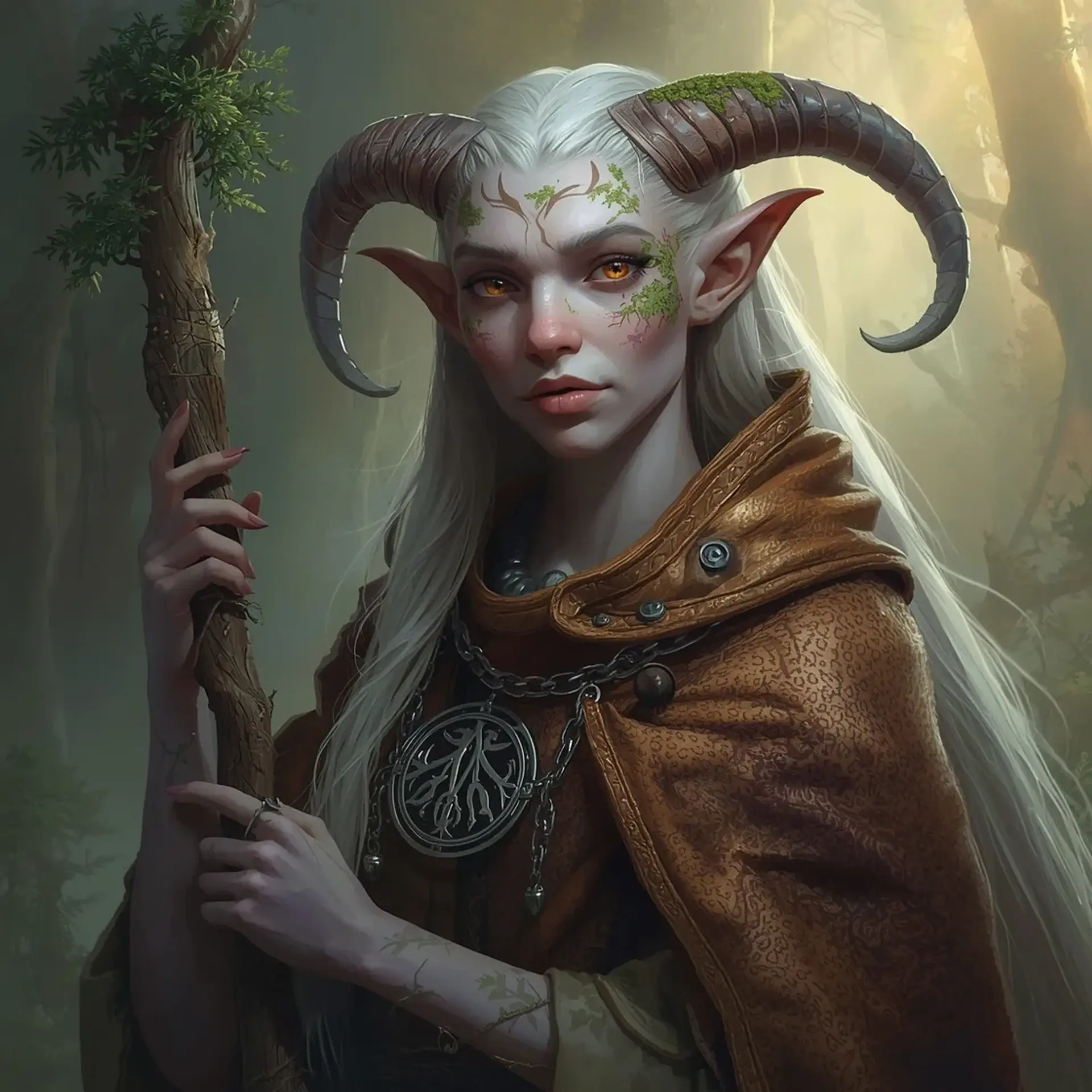 Sora Sows-Peace Ellyrian - AI-generated fantasy NPC