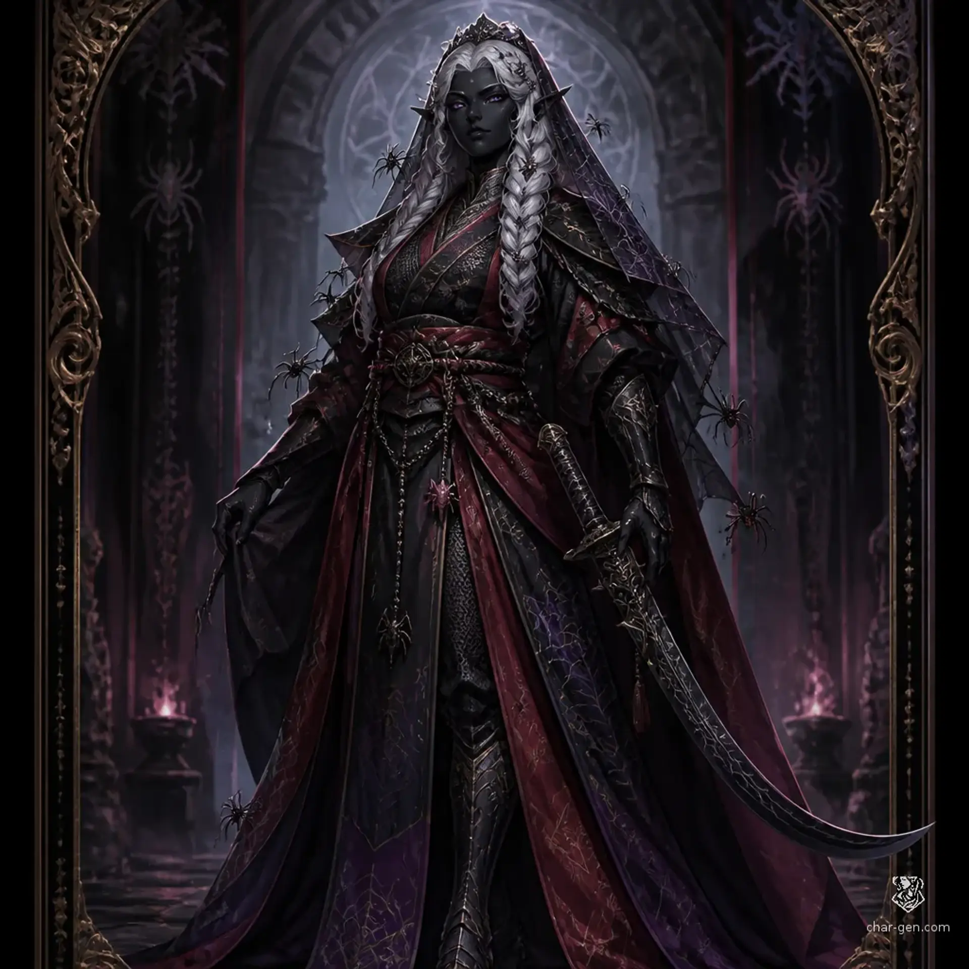 Aurelia Malice - AI-generated fantasy Character