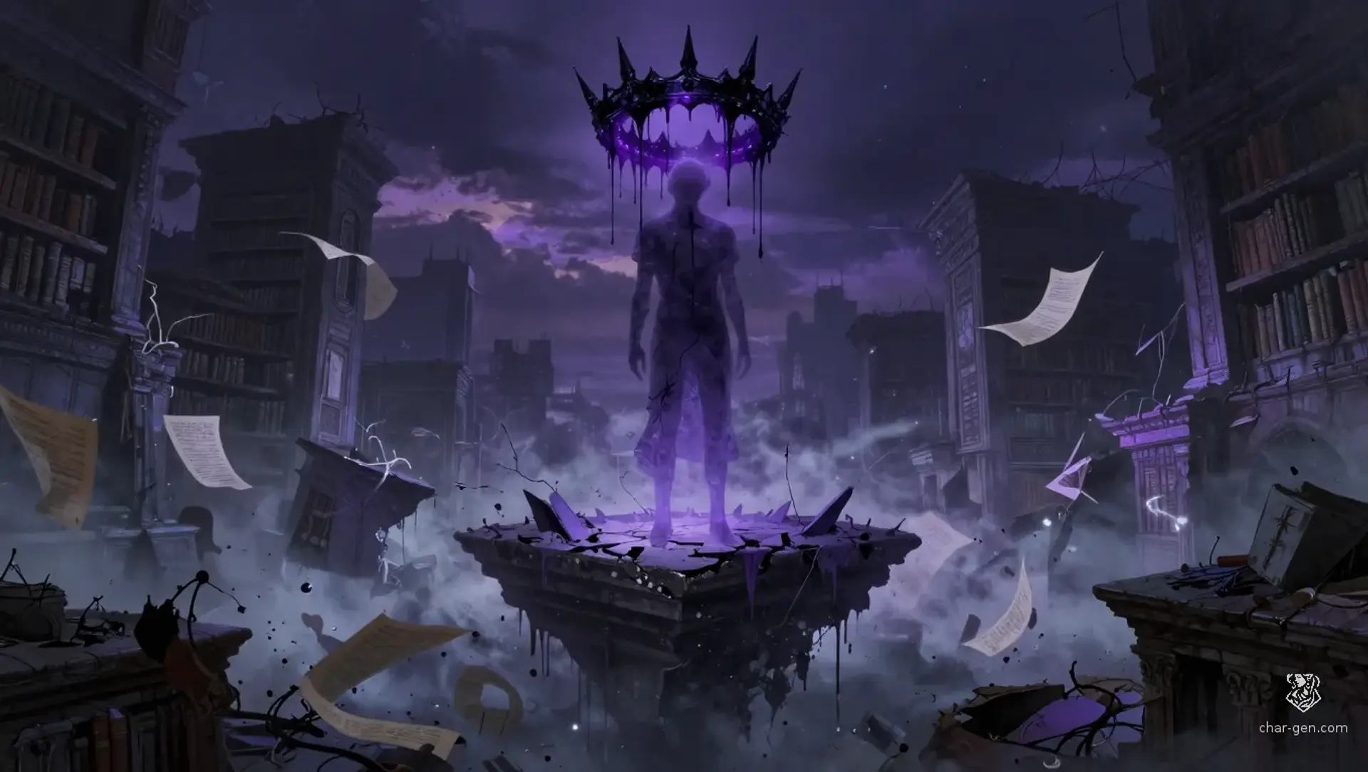 The Starless Crown - AI-generated fantasy Quest