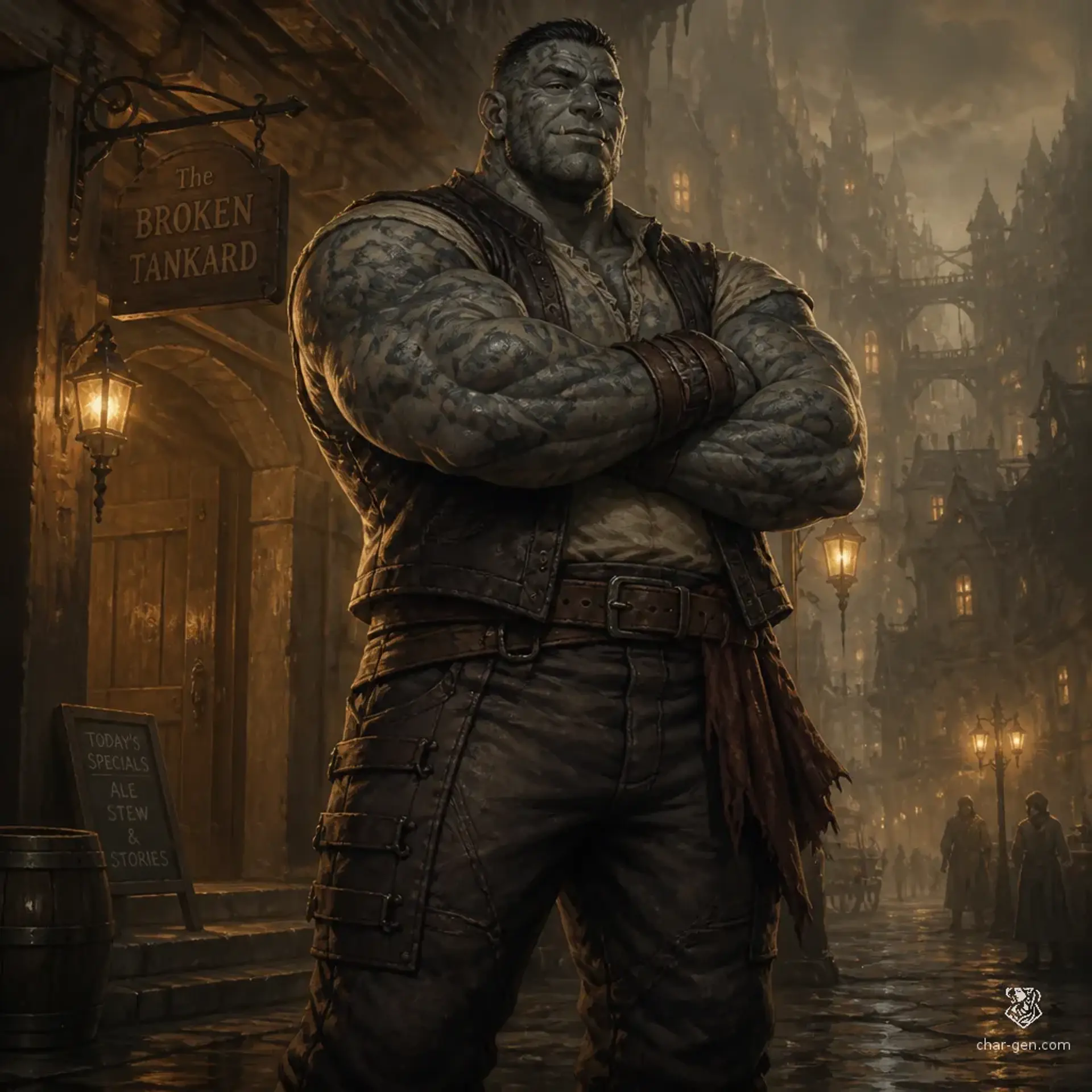 Brannik Stonegrin - AI-generated fantasy Character
