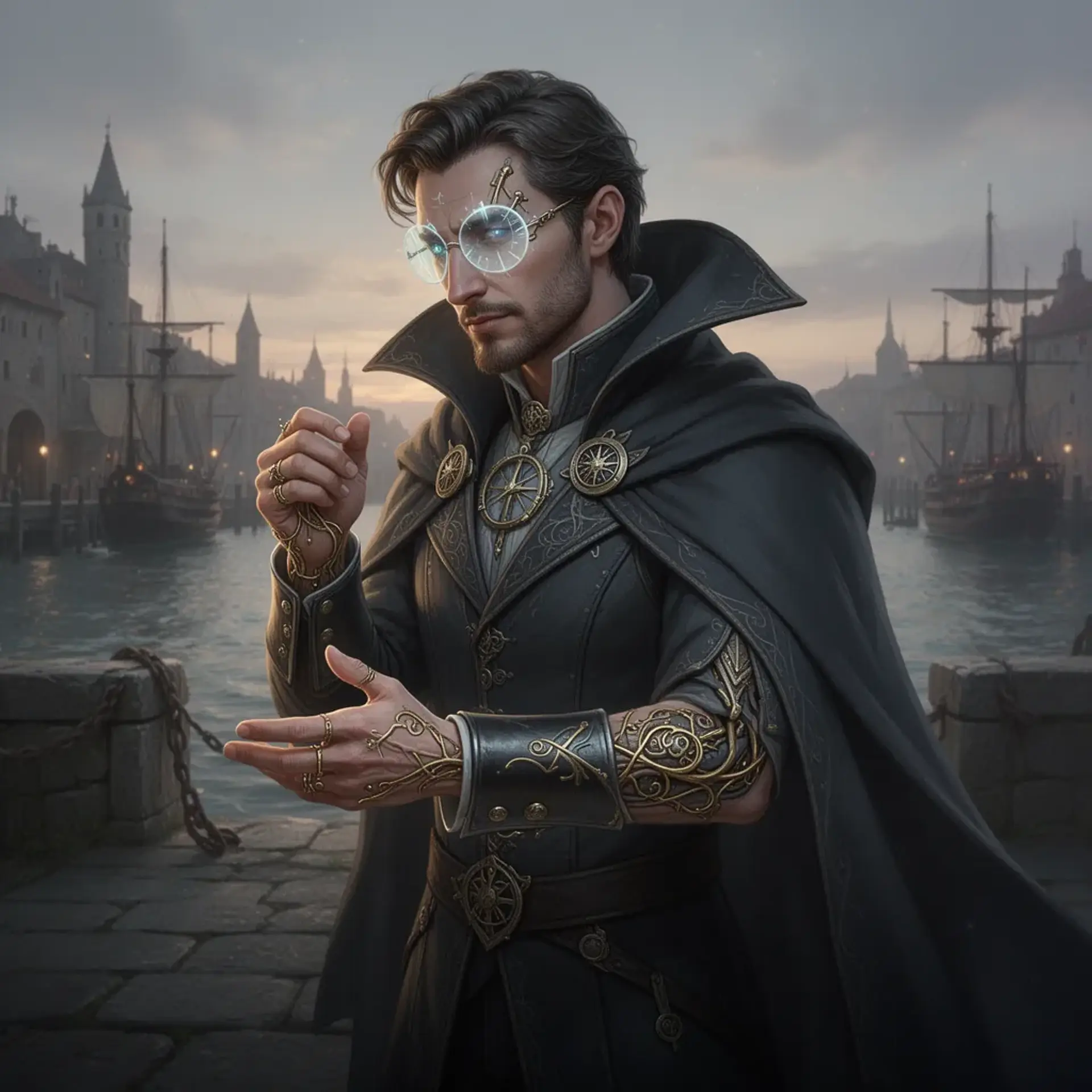 Sergan Vole - AI-generated fantasy NPC