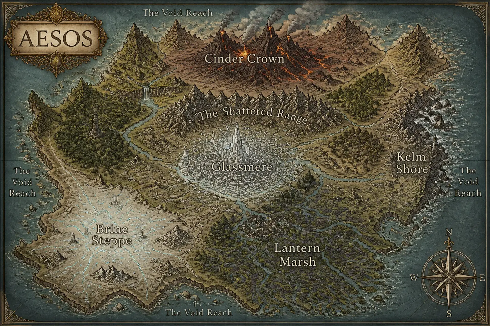 Aesos - AI-generated fantasy World