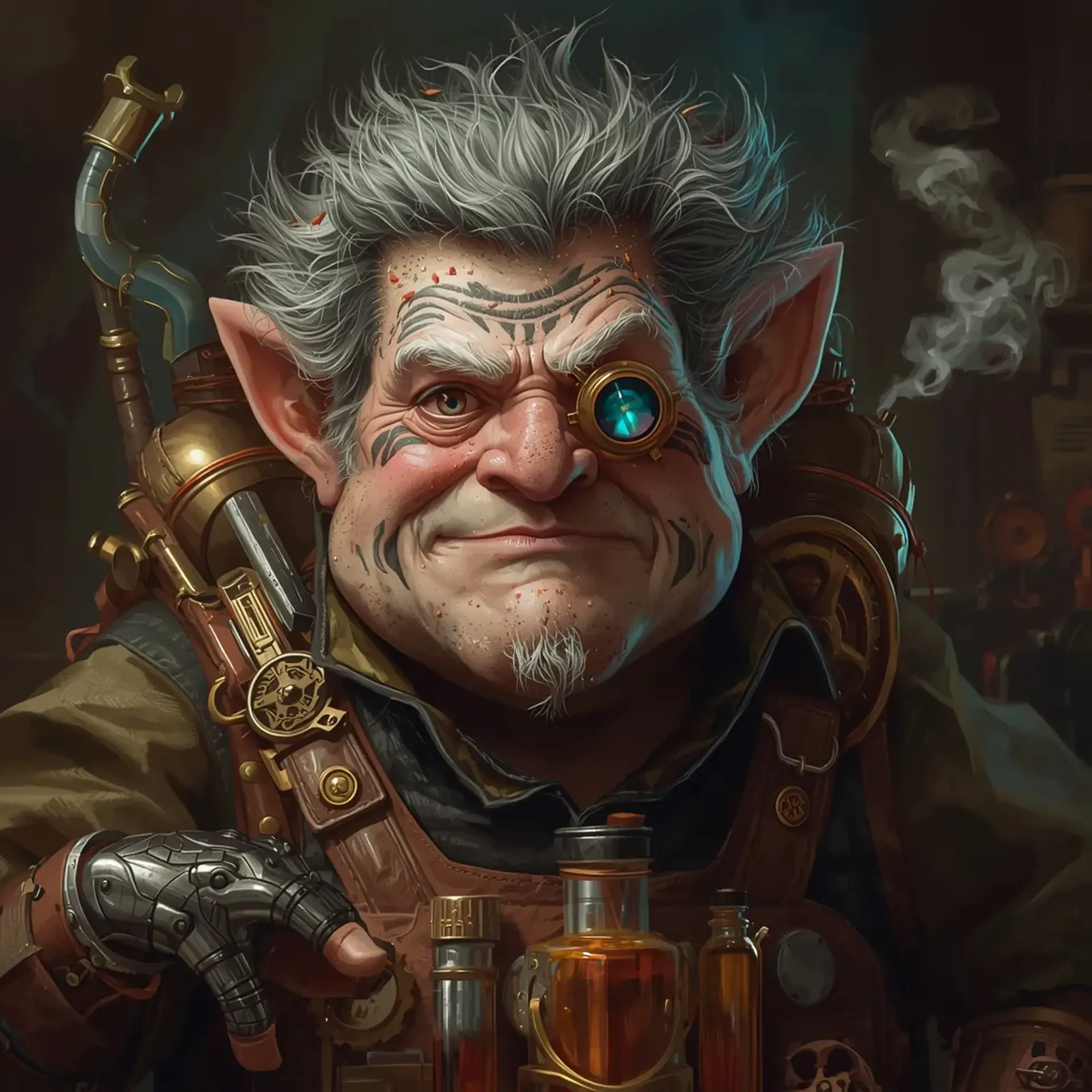 Master Thrummibold Glimmergear - AI-generated fantasy NPC