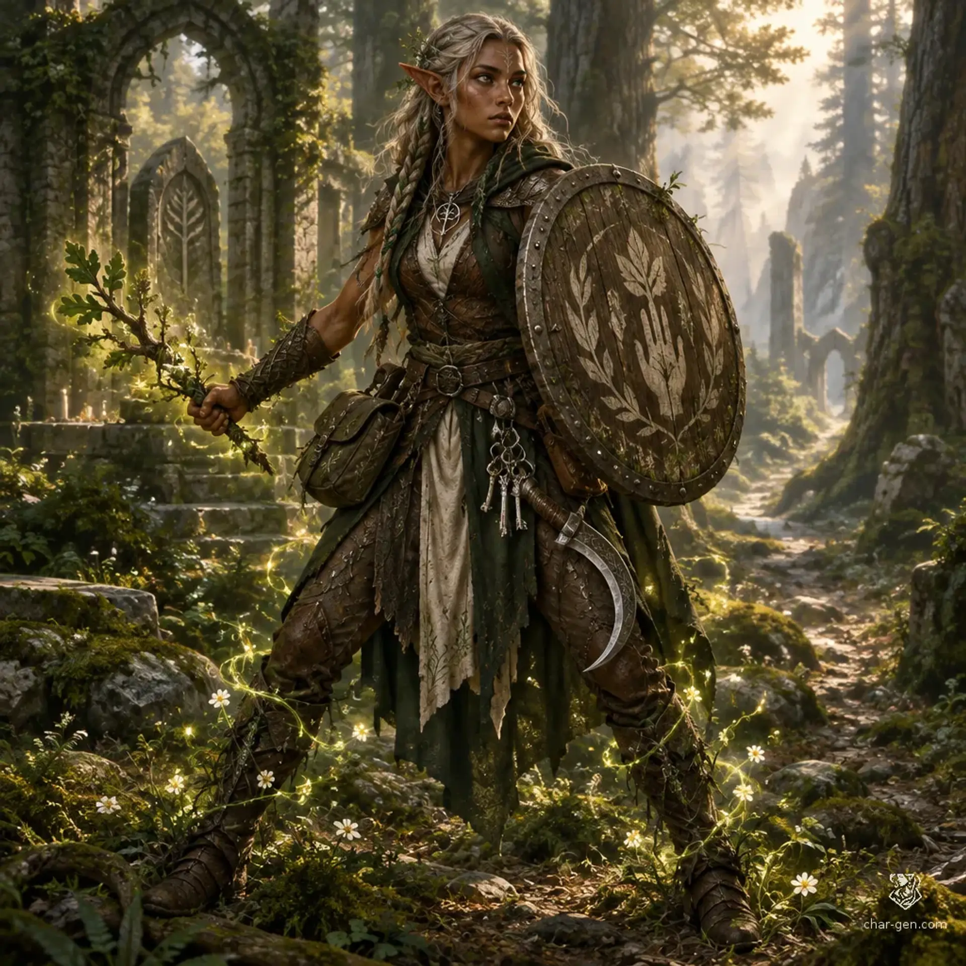 Riehlaina - AI-generated fantasy Character