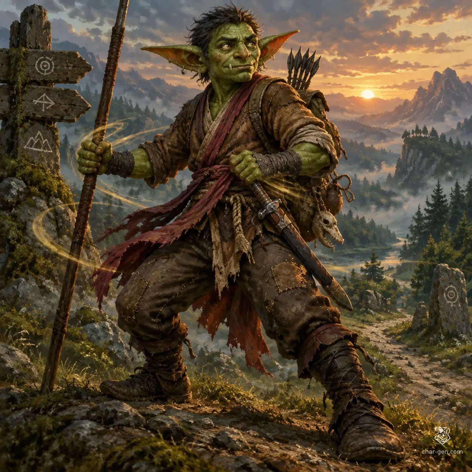 Kib - AI-generated fantasy Character