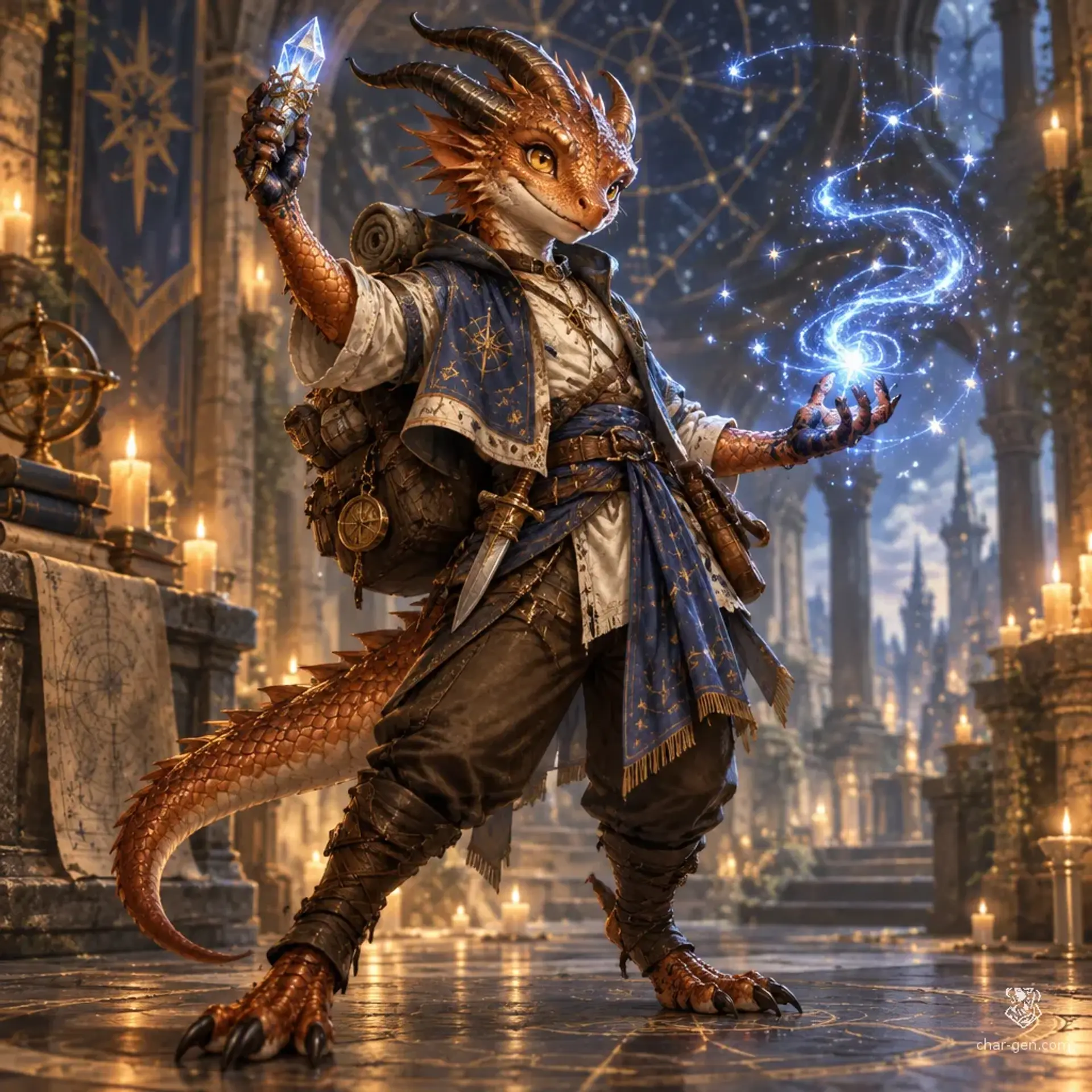 Heshai - AI-generated fantasy Character